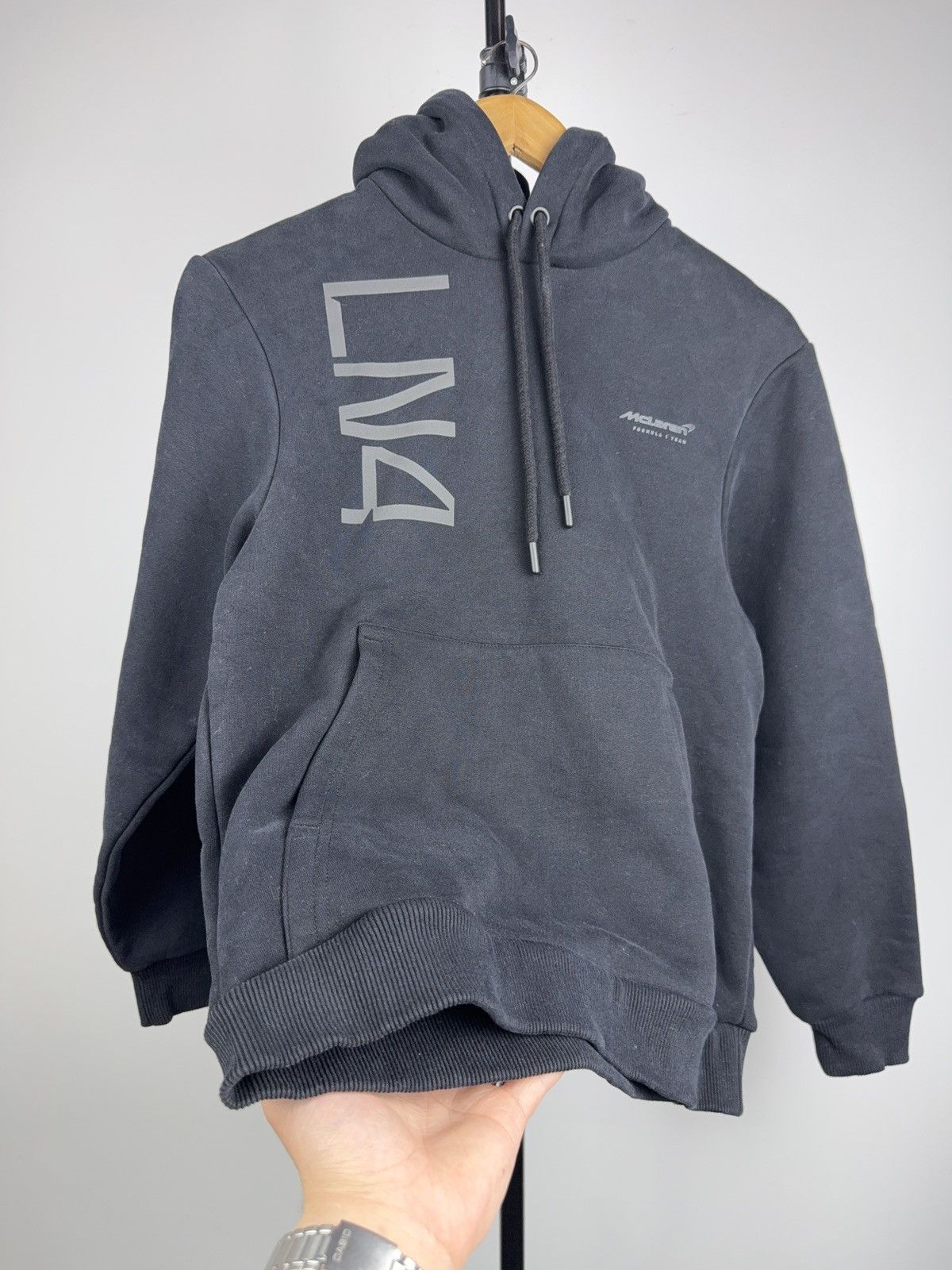 Malcolm McLaren Luxury McLaren Formula Team Hoodie LNA Racing Black Y2K Size S / US 4 / IT 40 - 7 Thumbnail