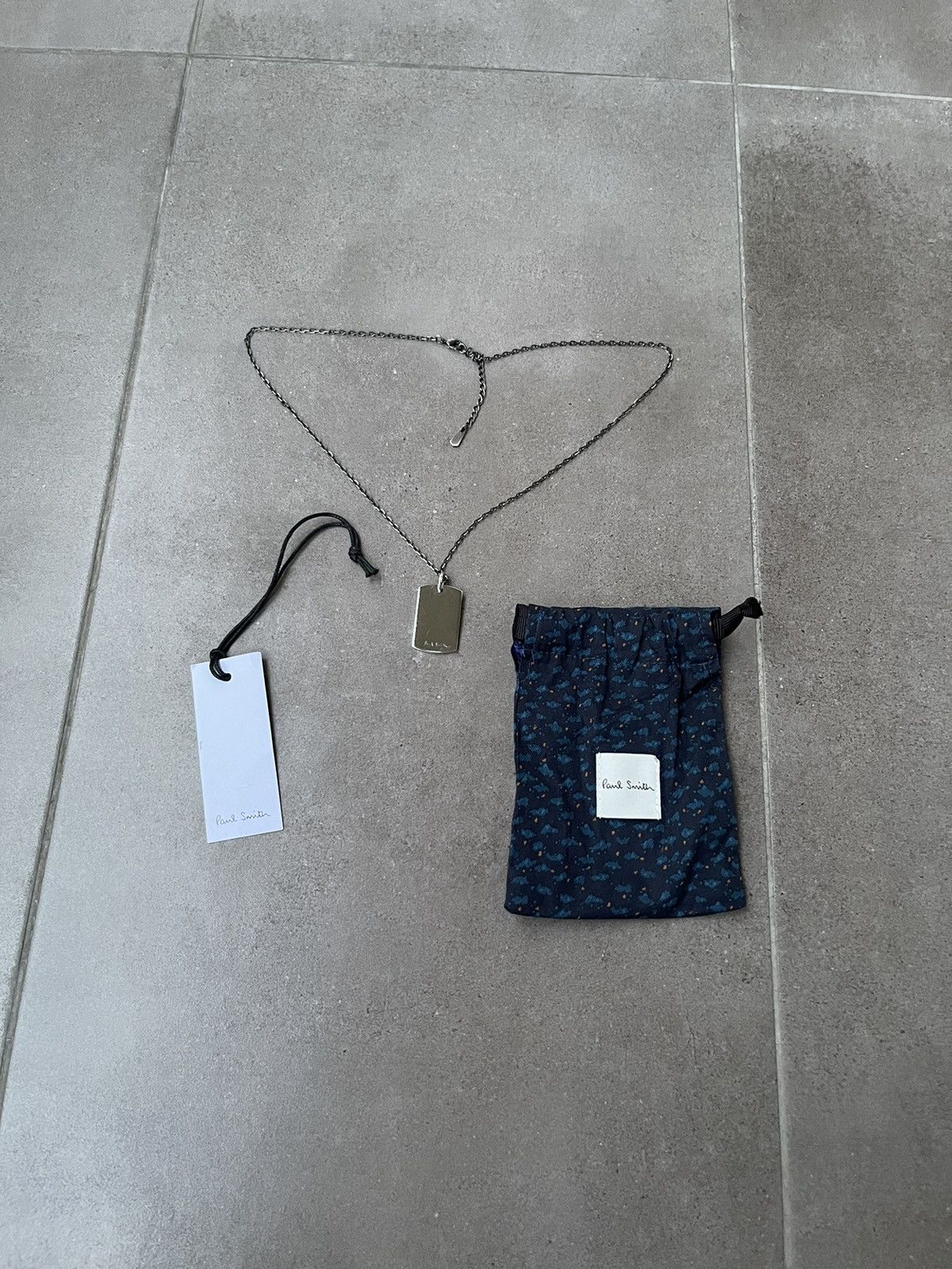 Paul Smith !DS! SS23 Paul Smith Dog Tag Necklace Size ONE SIZE - 14 Thumbnail