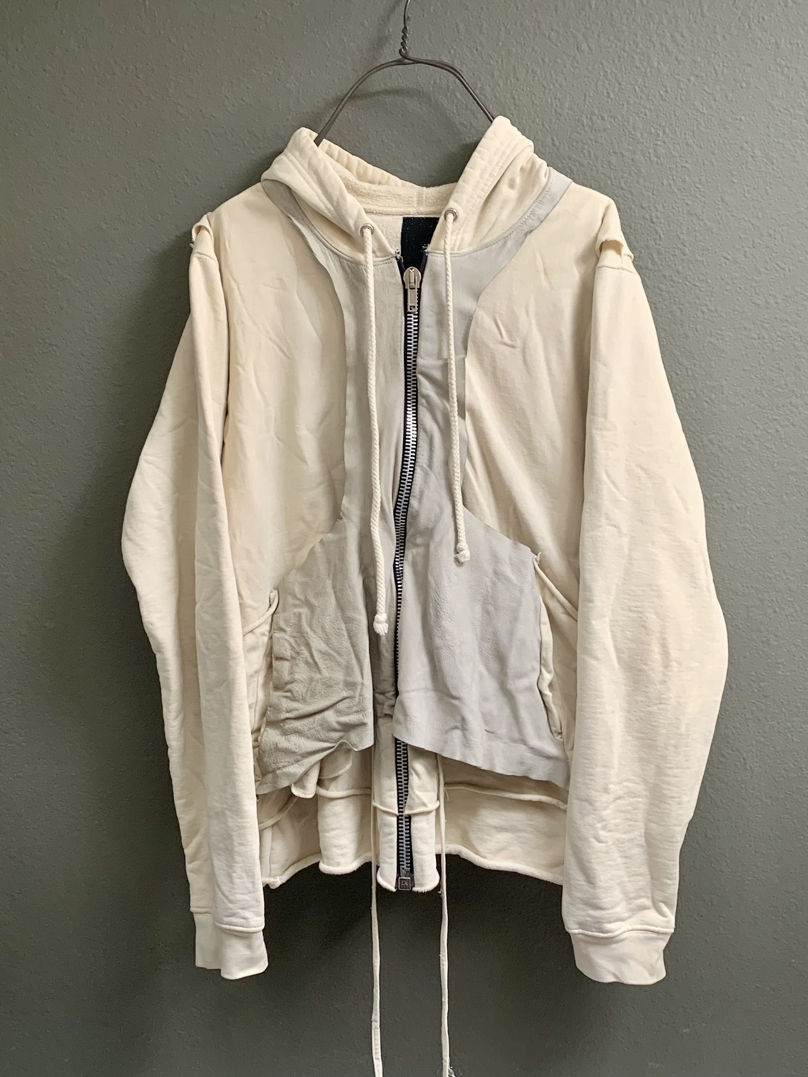 トップス RICK OWENS SLAB FW01 MULTILAYERED SWEAT RICK OWENS SLAB FW01 MULTILAYERED SWEAT