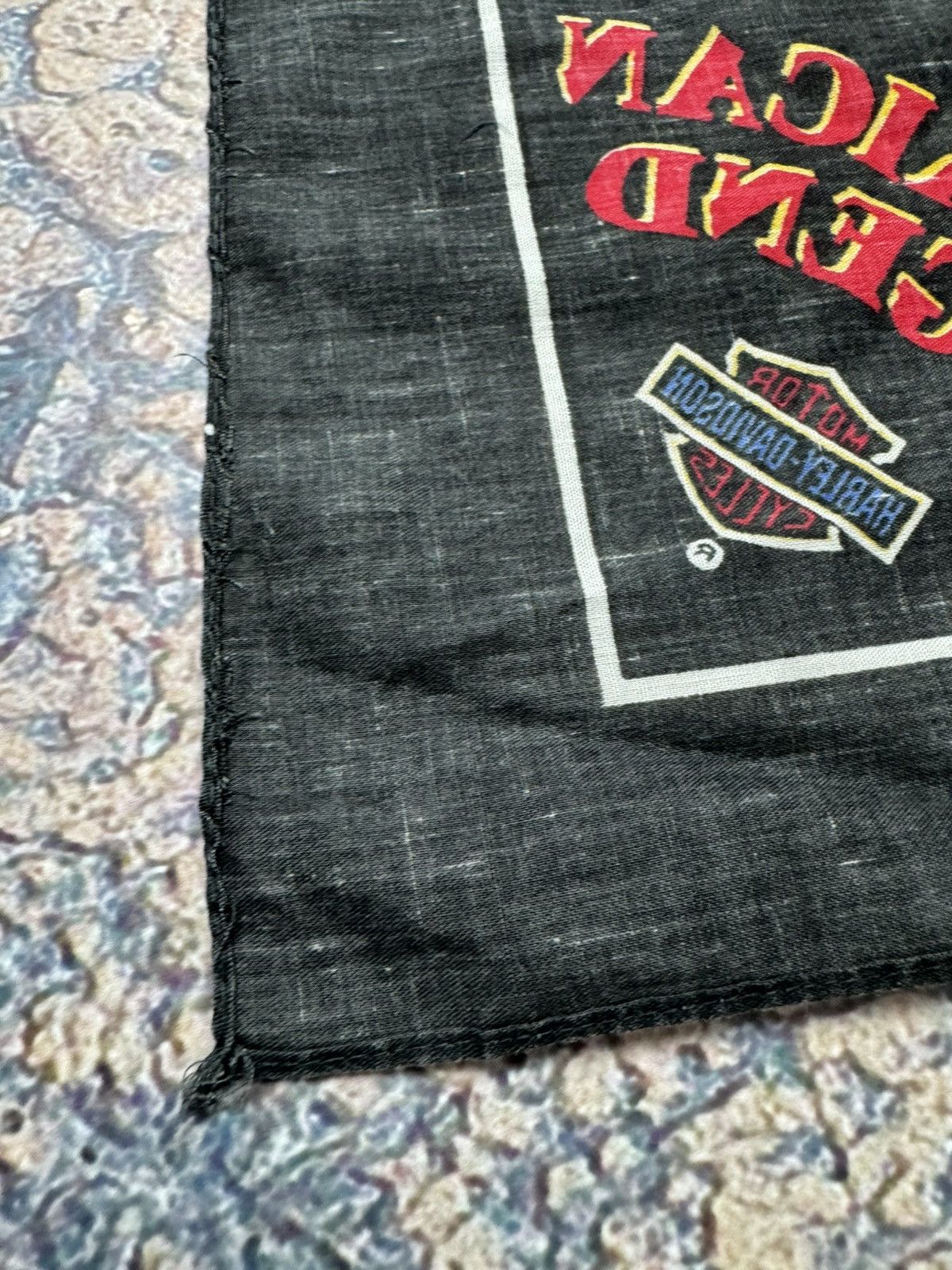 Harley Davidson Harley Davidson 90s vintage made in USA bandana scarf Size ONE SIZE - 6 Thumbnail