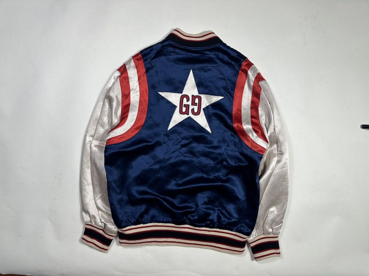 Gucci GUCCI Acetate Bomber Jacket with GG Blade Size US L / EU 52-54 / 3 - 6 Thumbnail