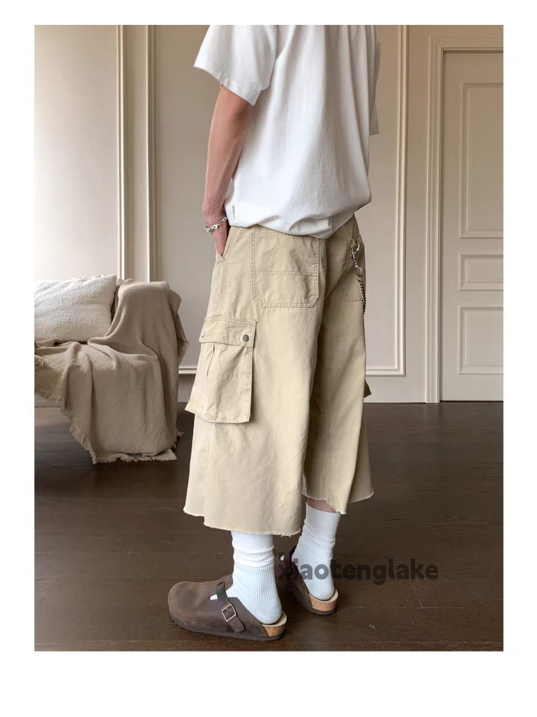 Designer Unisex outdoor utility loose baggy hiphop work shorts Size US 32 / EU 48 - 2 Thumbnail