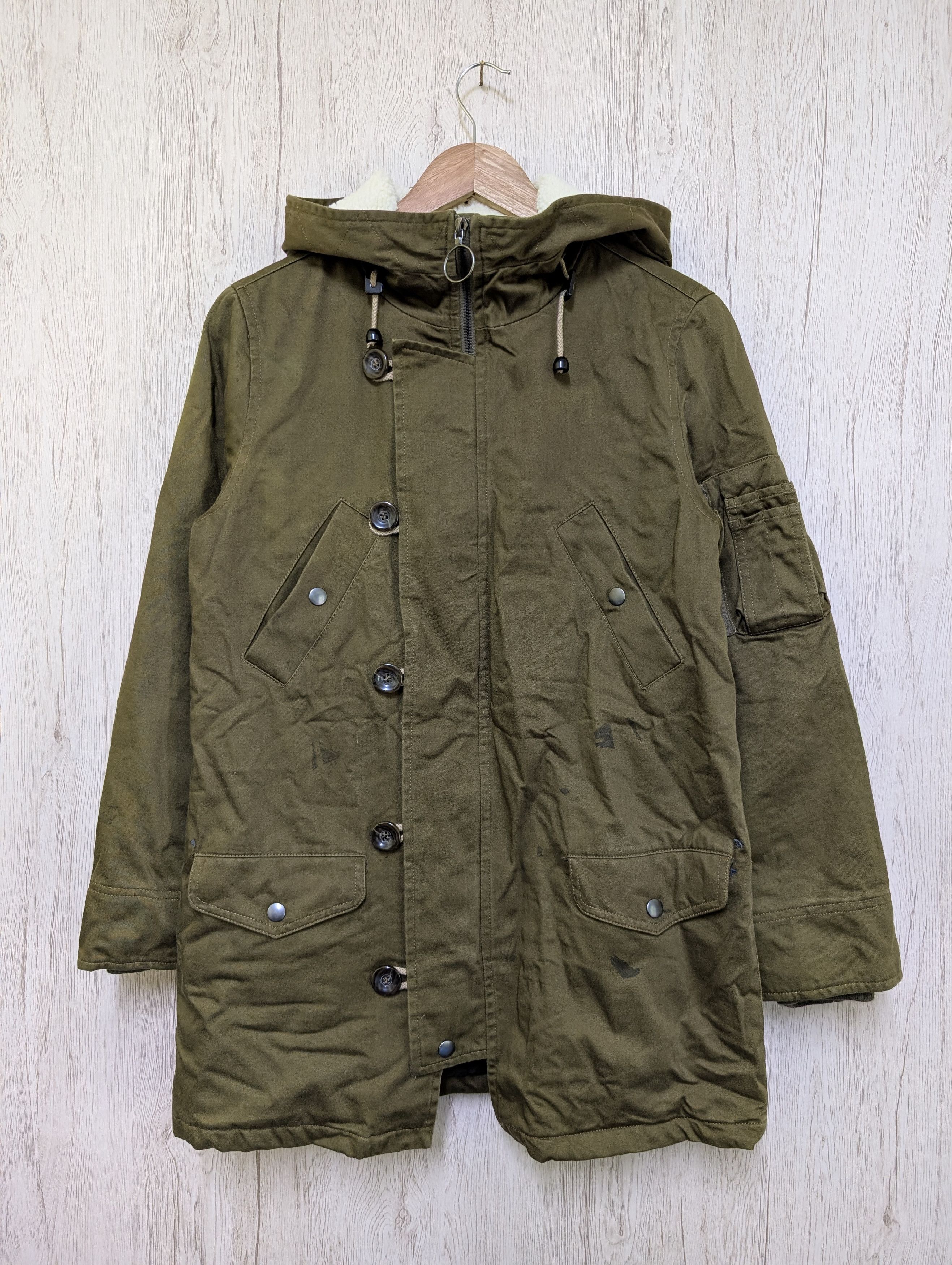 A.P.C. × Kanye West Fox Fur Parka | Grailed