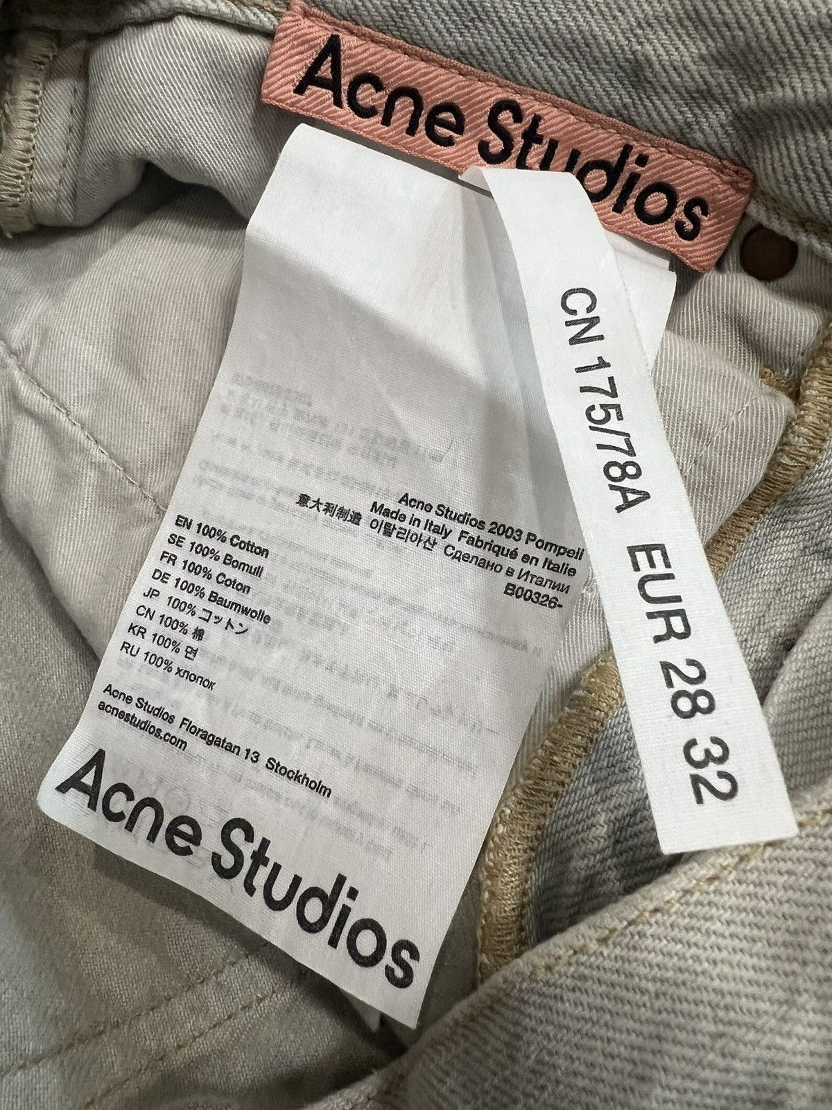 Acne Studios Acne Studio 2003 Pompeii Jeans Size US 28 / EU 44 - 7 Thumbnail
