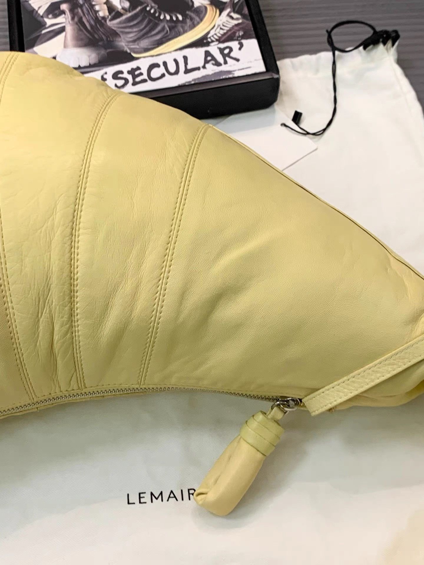 Lemaire Lemaire Large Ginger Croissant Bag K34 Size ONE SIZE - 4 Thumbnail