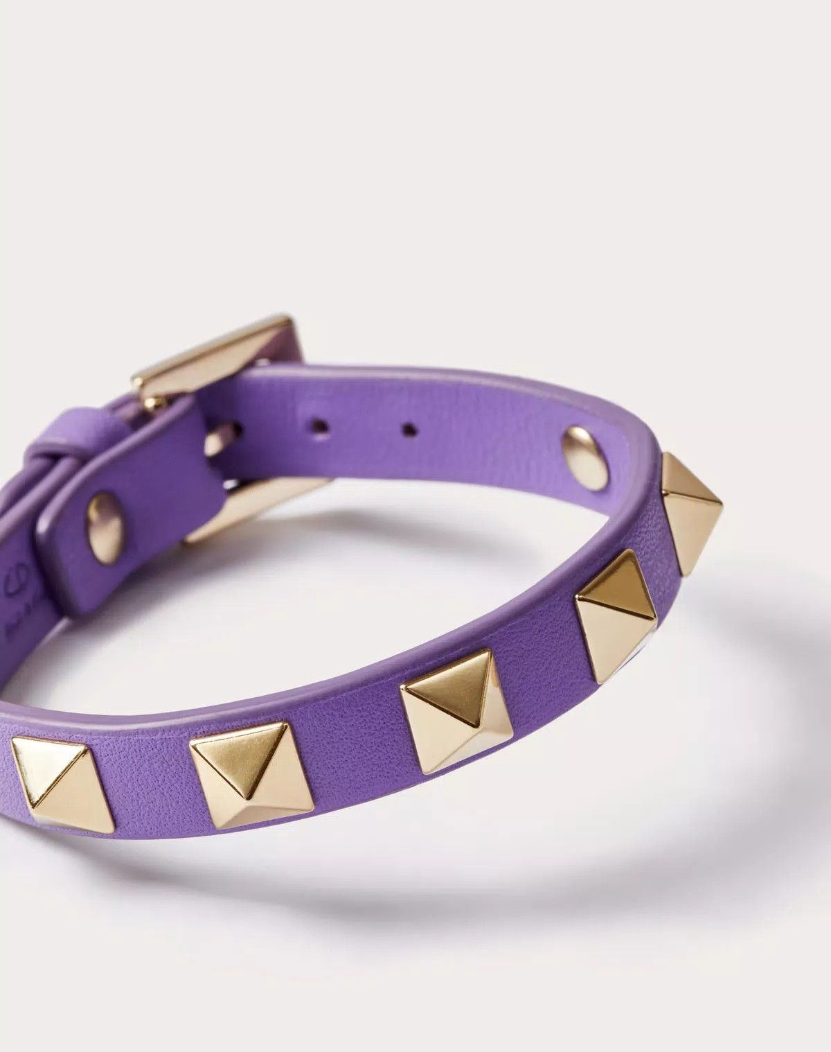Valentino oc11z0725 Size:OS/ Rockstud Bracelet in Purple Size ONE SIZE - 2 Thumbnail