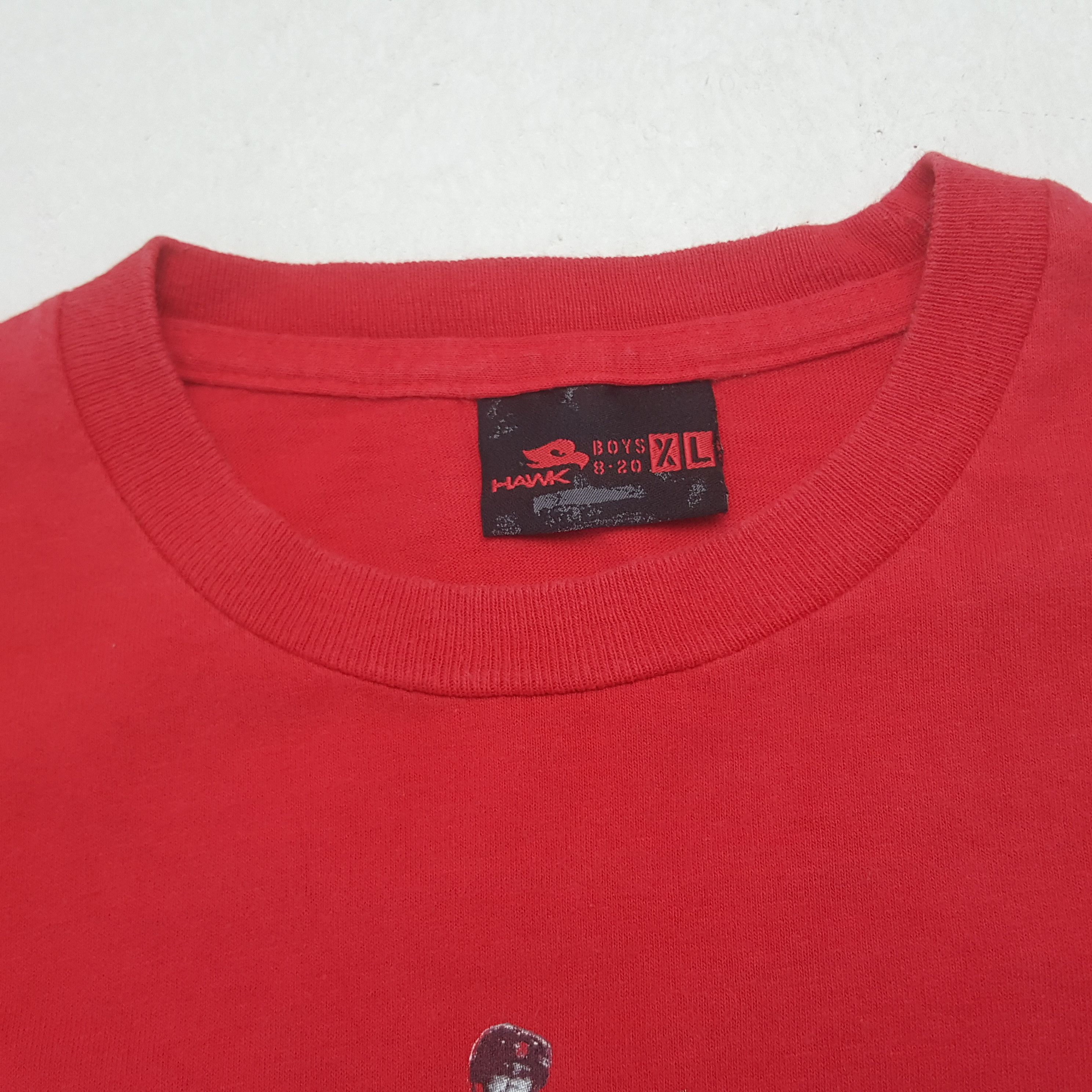 Hawk Vintage Hawk Skateboard Tshirt Size US XL / EU 56 / 4 - 4 Thumbnail
