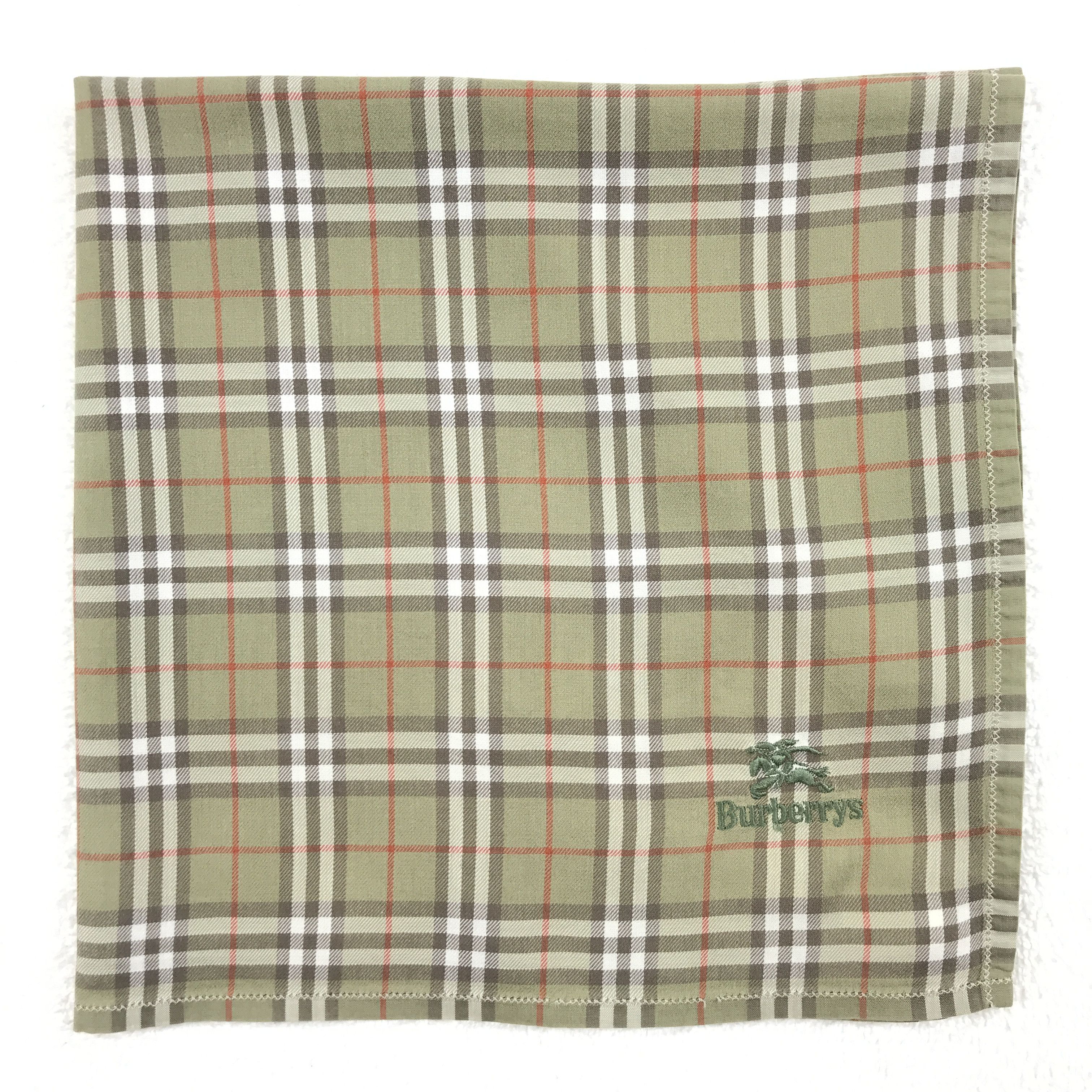 Burberry × Vintage Vintage Burberry Bandana Neckerchief Handkerchief Size ONE SIZE - 2 Thumbnail