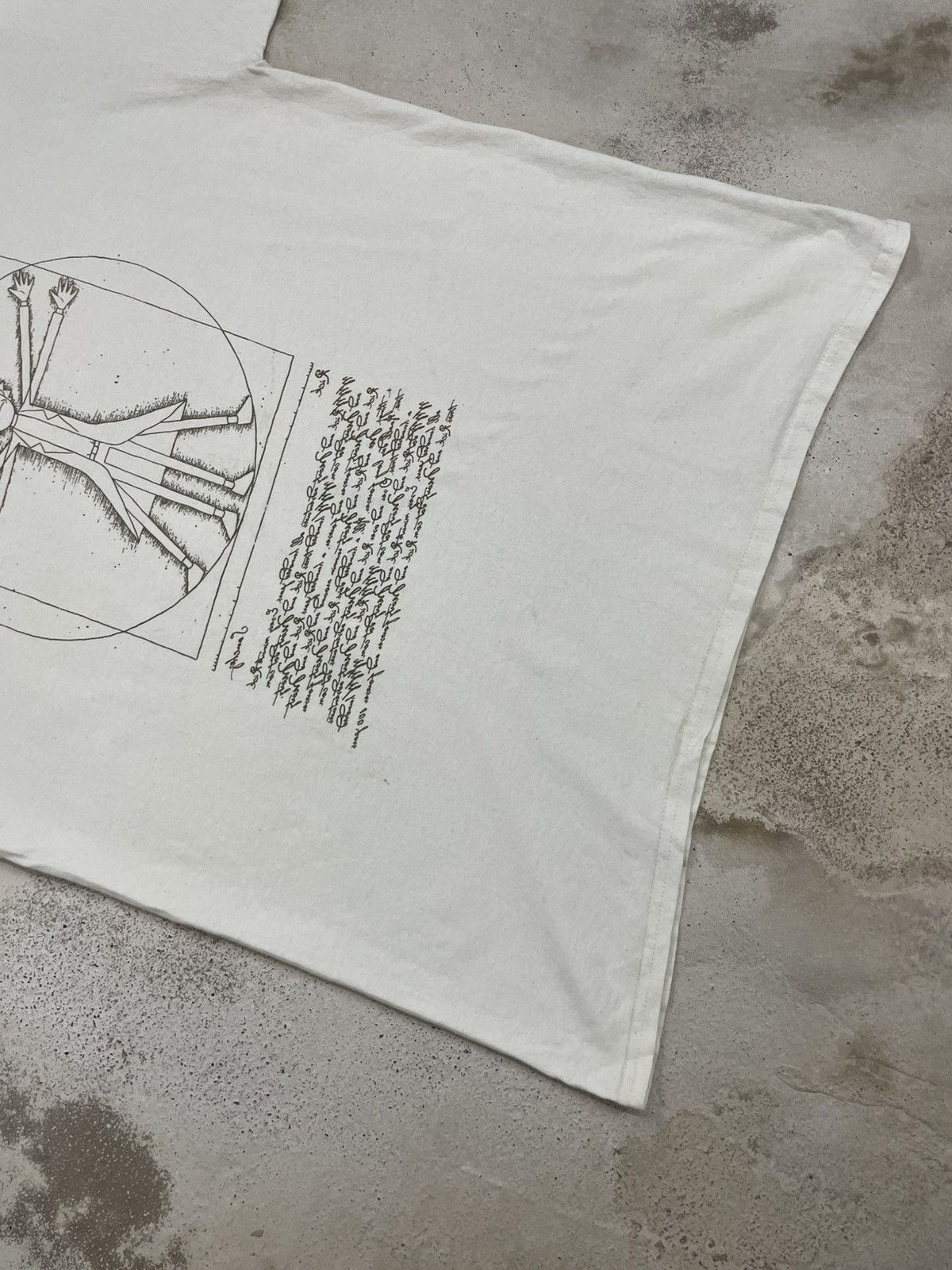 Ripple Junction Rare Rick Morty Vitruvian Rick Leonardo Da Vinci Art Tee Size US L / EU 52-54 / 3 - 4 Thumbnail