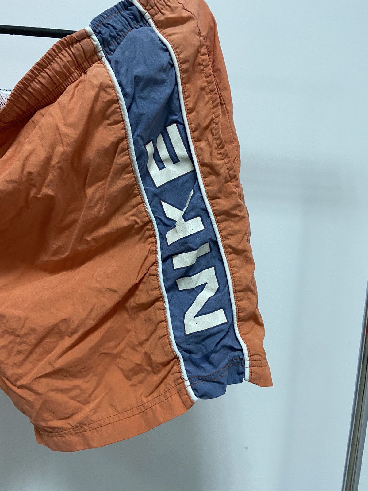 Nike × Vintage Nike Shorts Vintage Big Logo Street Style Y2K Nylon Size US 34 / EU 50 - 2 Thumbnail