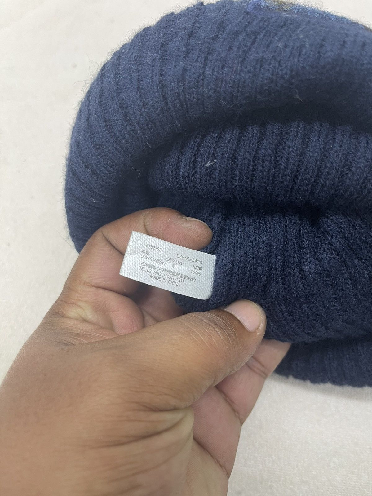 Harris Tweed HARRIS TWEED BOBBLE BEANIE Size ONE SIZE - 5 Thumbnail