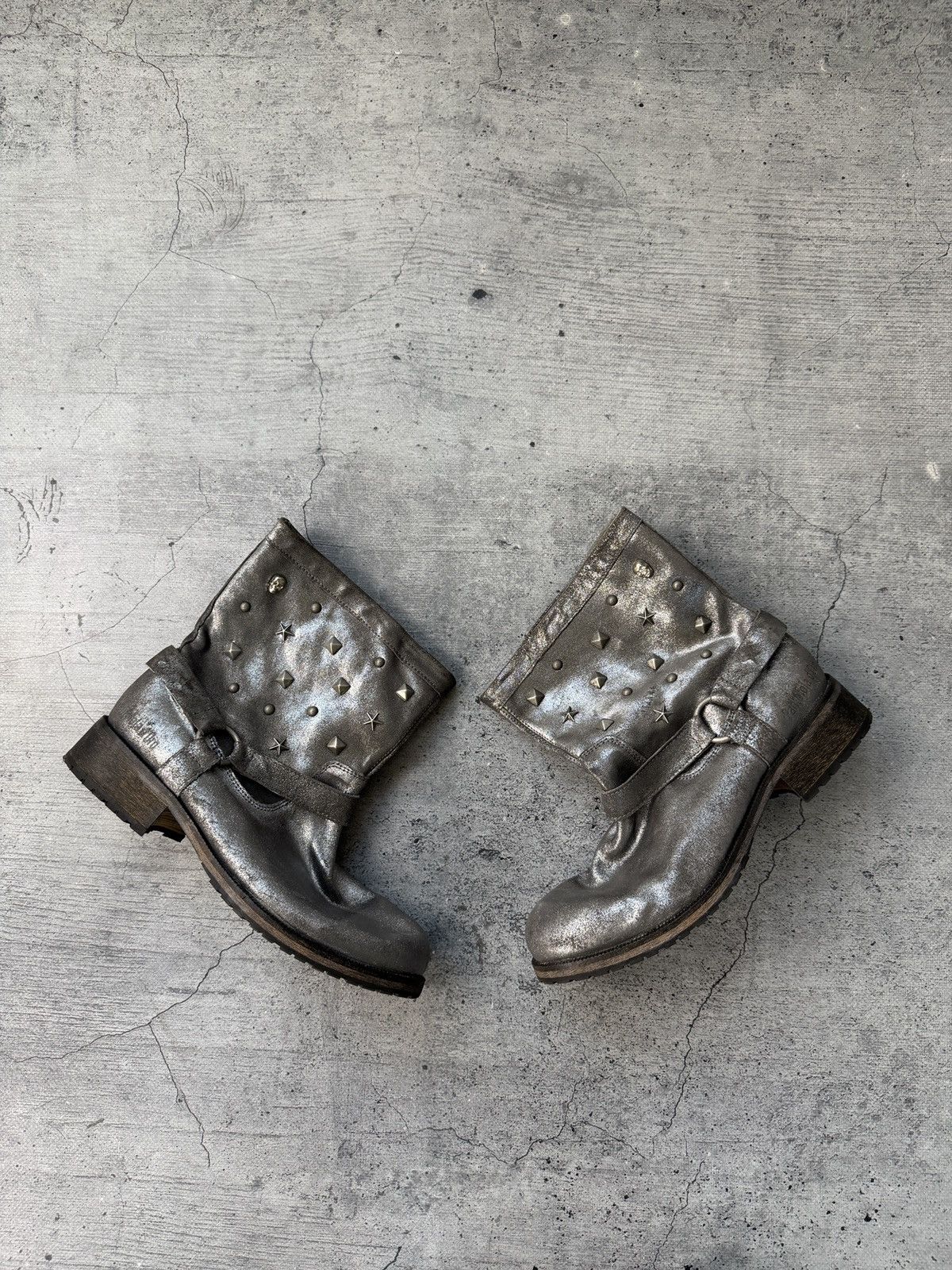 A.S.98 Avant Garde A.S. 98 14th Addiction Style Leather Boots Size US 8 / EU 41 - 1 Thumbnail