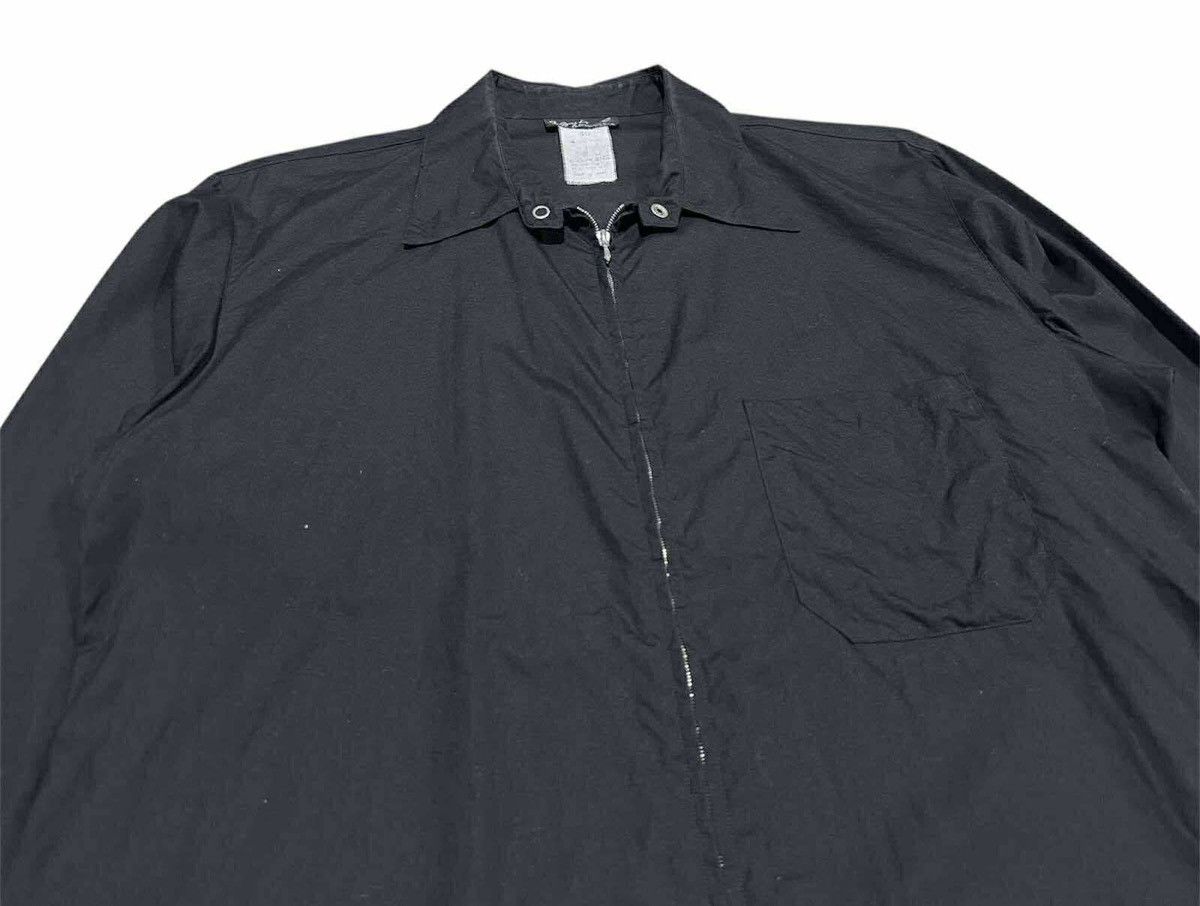 agnes b. 🔥Vintage Agnes B Black Zip Up Shirt Gothic Size US L / EU 52-54 / 3 - 4 Thumbnail