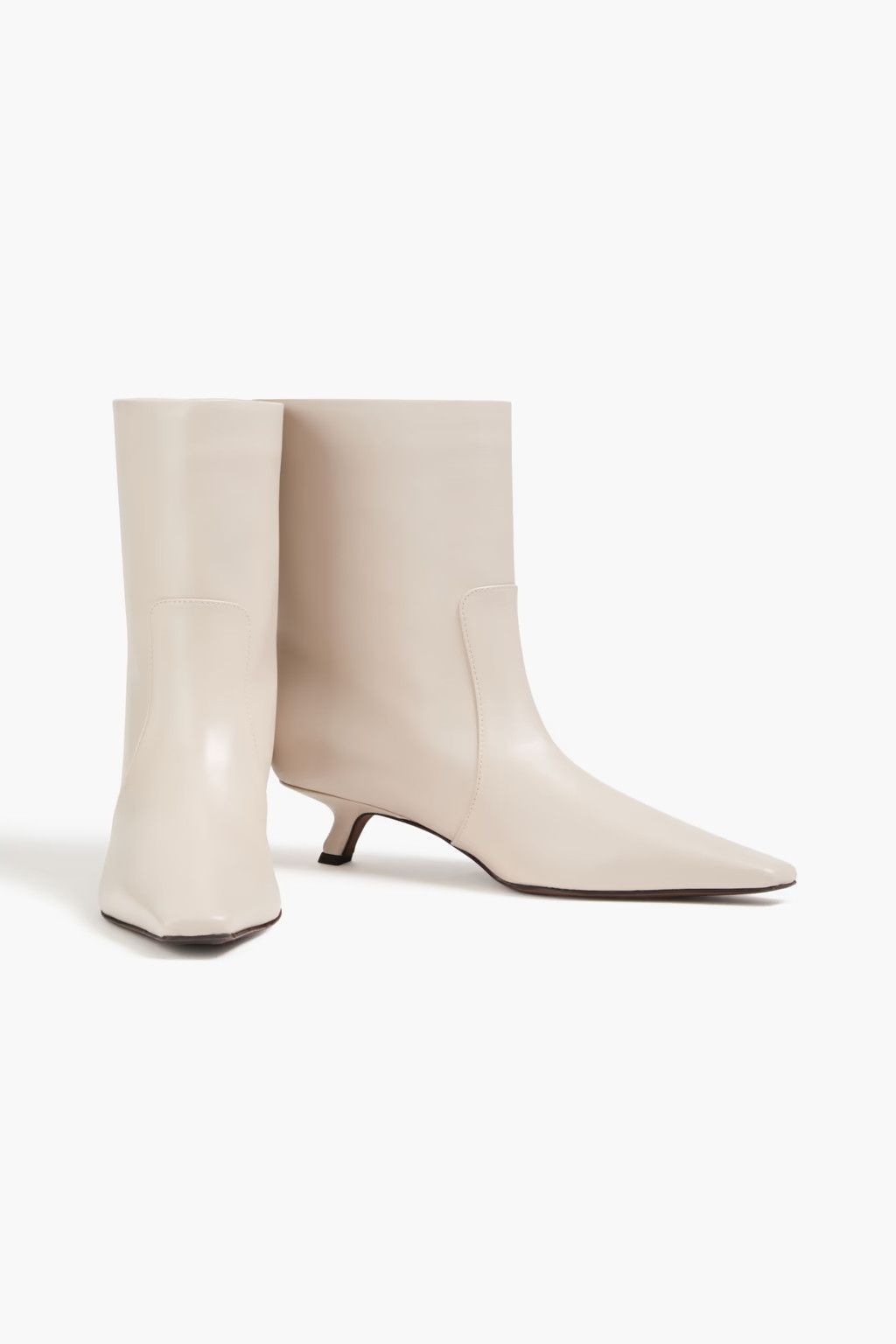 Brunello Cucinelli o1y0725 Ankle Boots in Beige Size US 7 / IT 37 - 4 Thumbnail