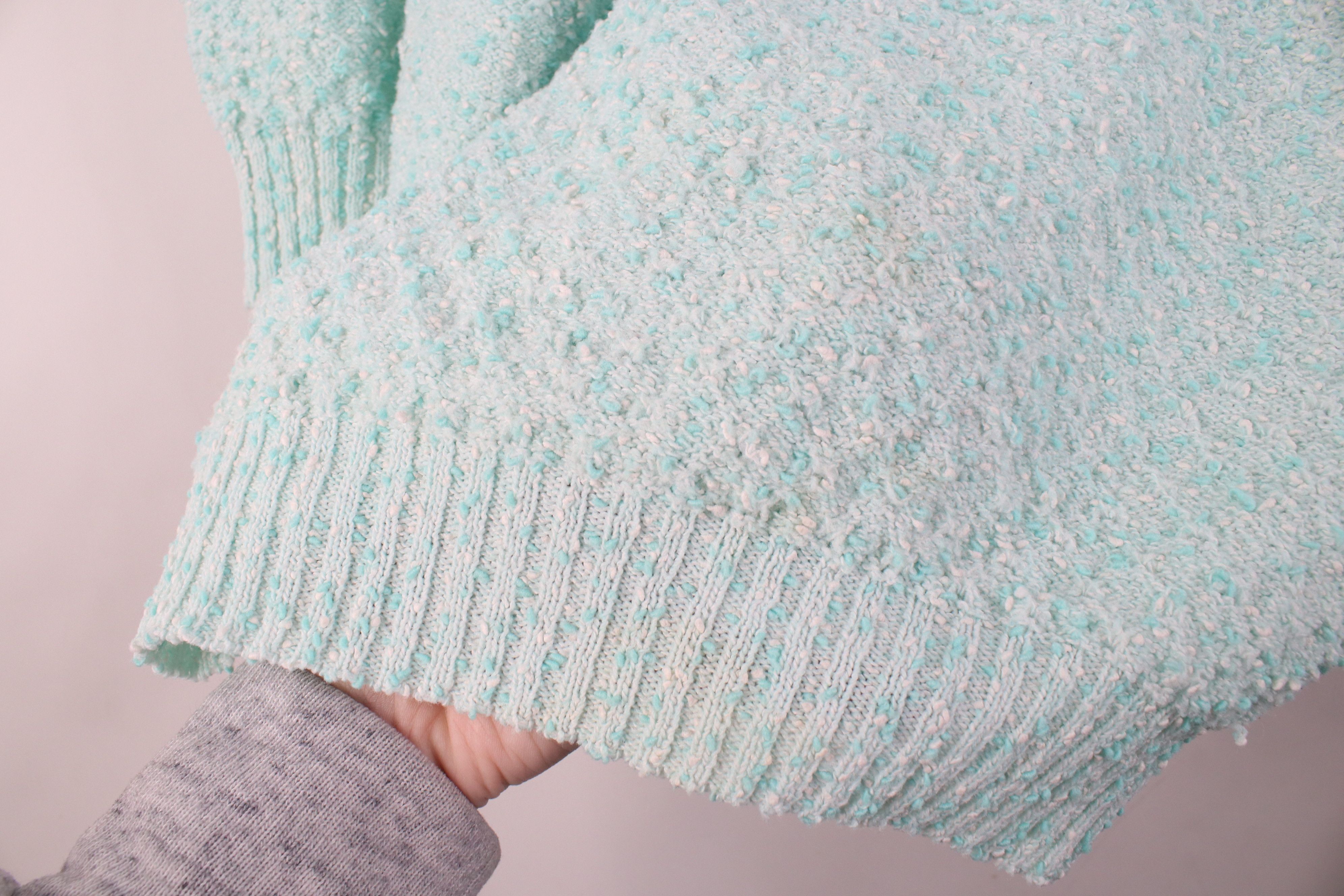 Vintage Vintage 70s 80s Streetwear Sleeve Textured Knit Sweater USA Size S / US 4 / IT 40 - 4 Thumbnail