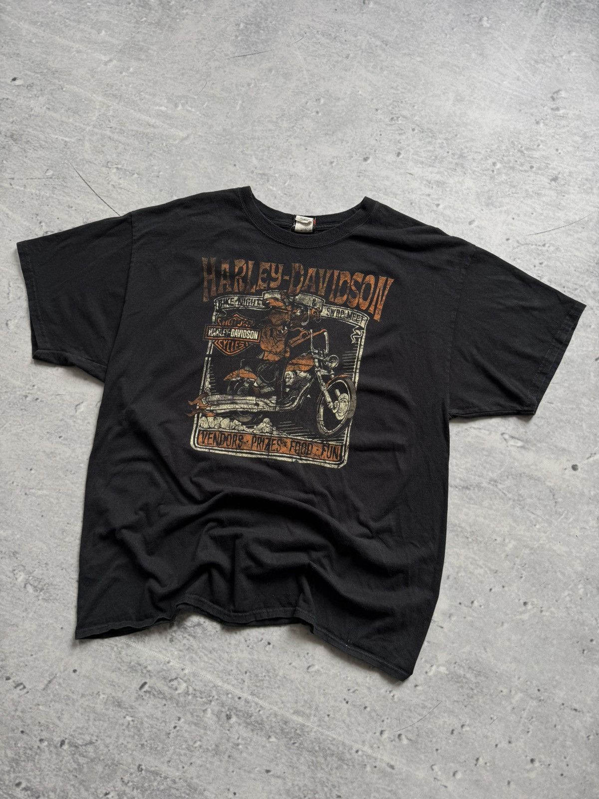 Harley Davidson × Vintage Harley Davidson 2014 tee MOTO big logo Swansea Size US XL / EU 56 / 4 - 3 Thumbnail