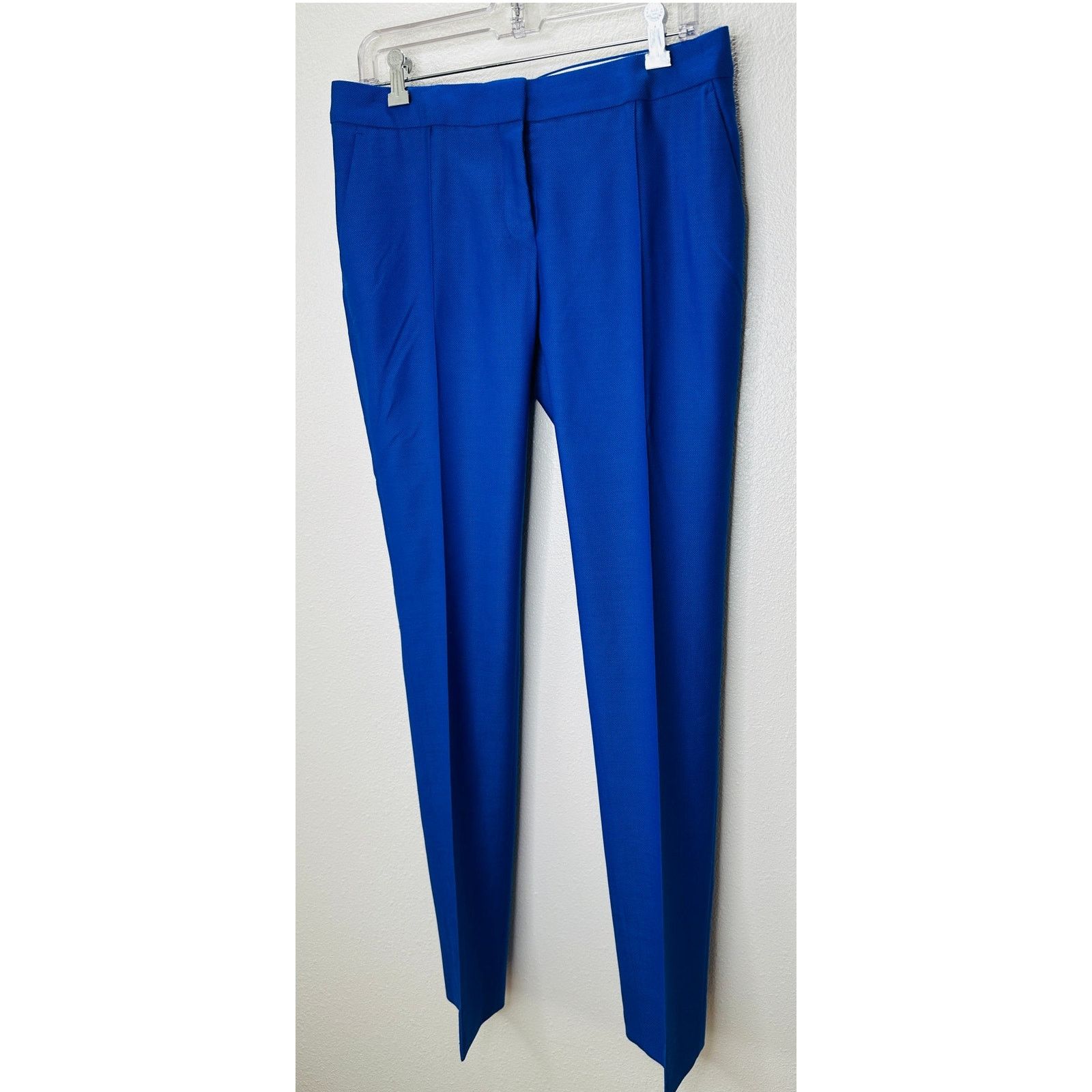Stella McCartney Stella McCartney Blue Wool Stitch Front Crease Slacks 42 / M Size 30" / US 8 / IT 44 - 1 Thumbnail