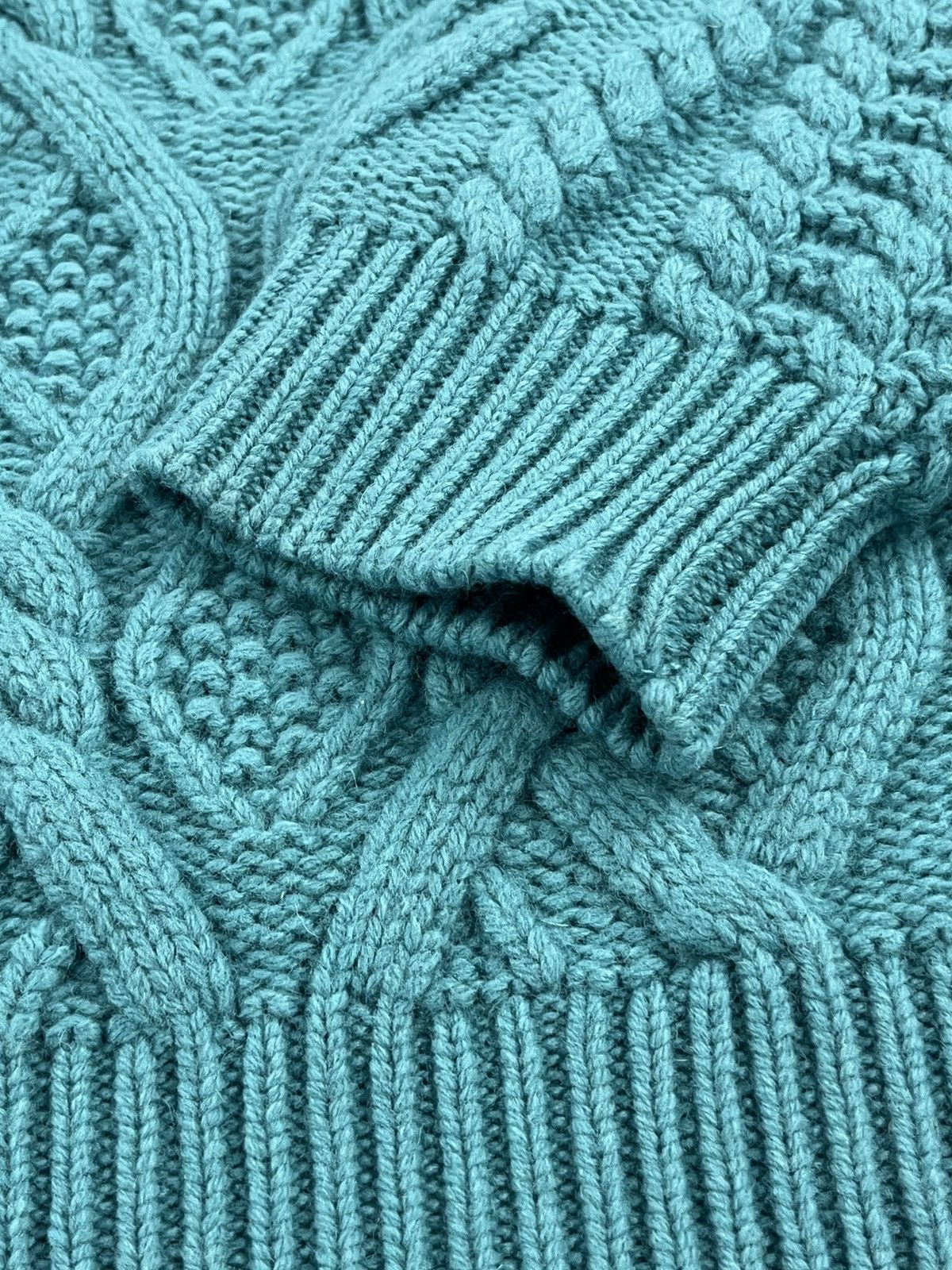 Supreme Supreme Cable Knit Hooded Sweater Size US L / EU 52-54 / 3 - 5 Thumbnail