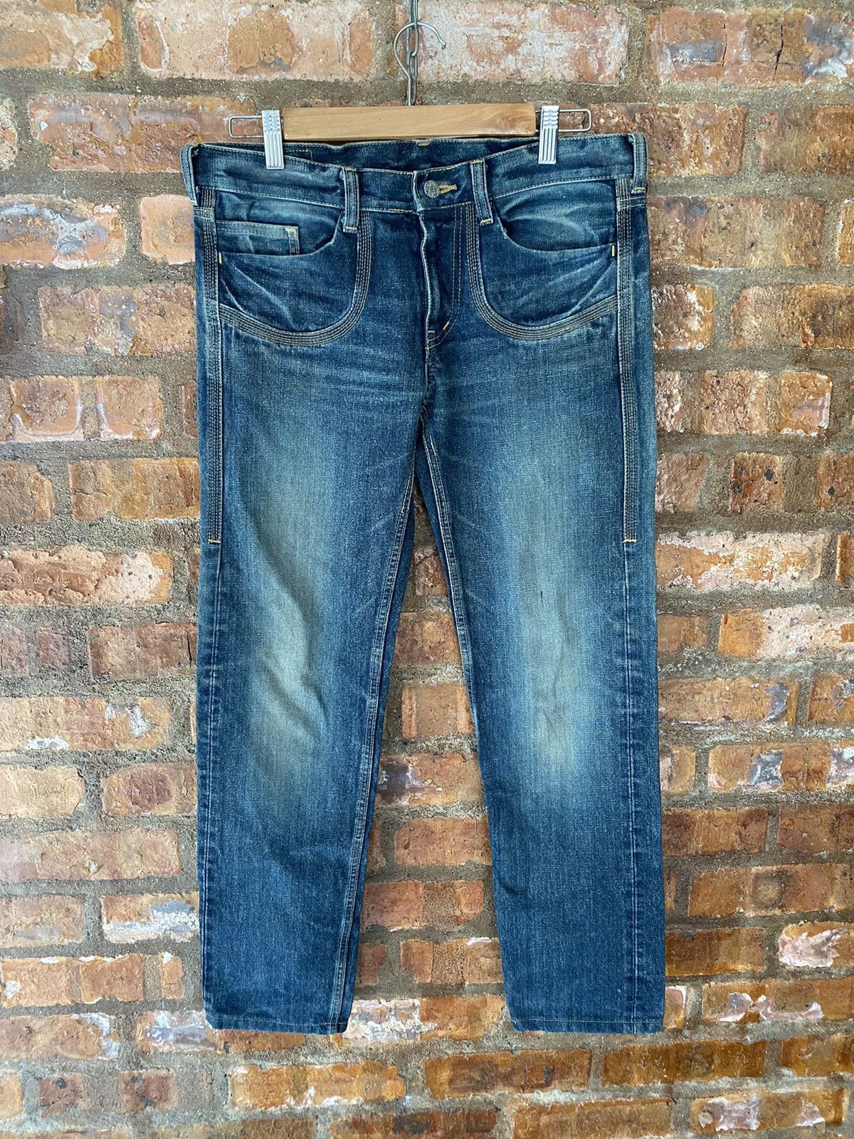Hysteric Glamour 2000s Ozone Rock Hysteric Glamour Rider raw Denim Size US 32 / EU 48 - 2 Thumbnail
