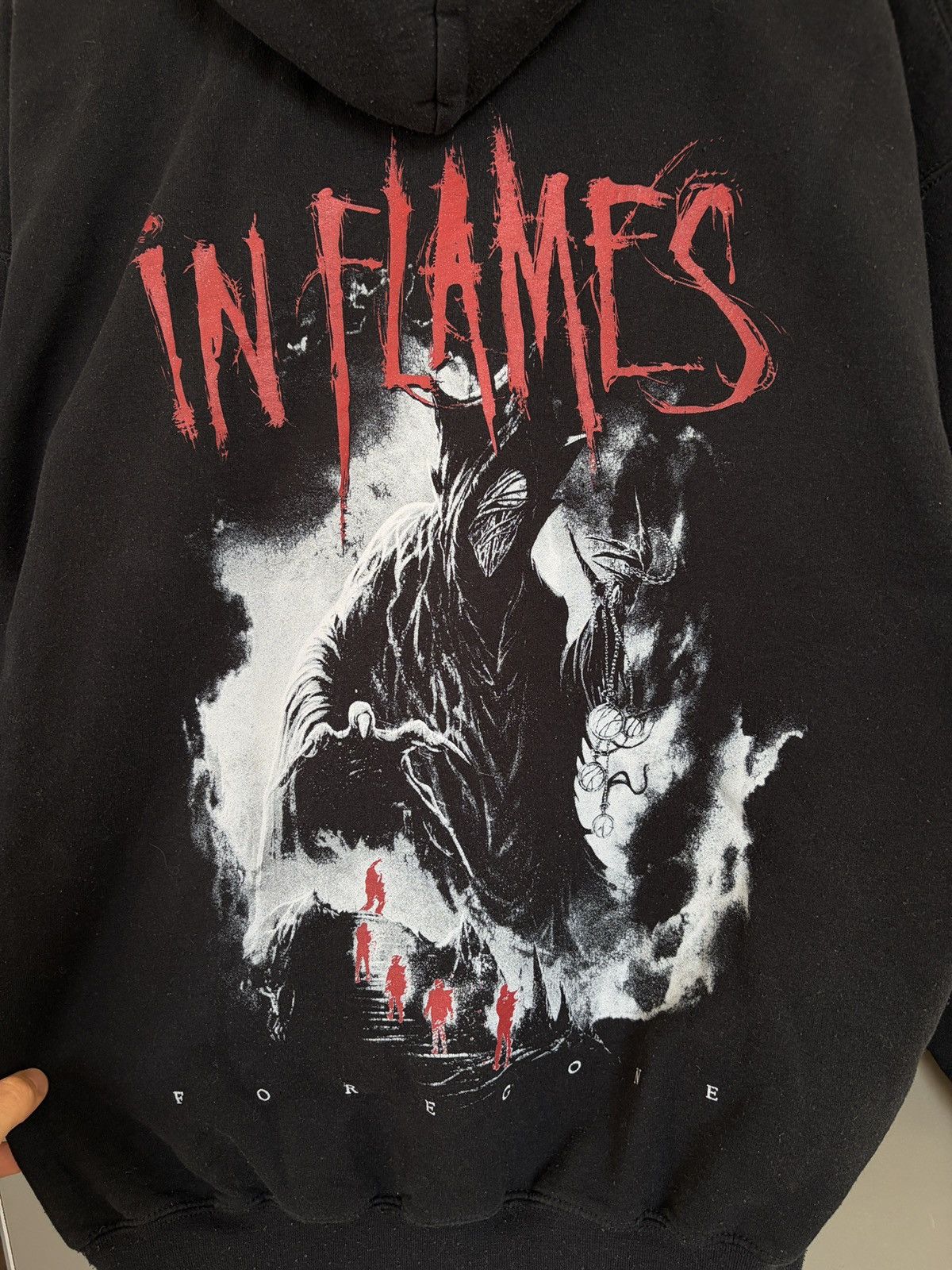 Band Tees In Flames Foregone Metal Black Hoodie Size US XXL / EU 58 / 5 - 11 Thumbnail