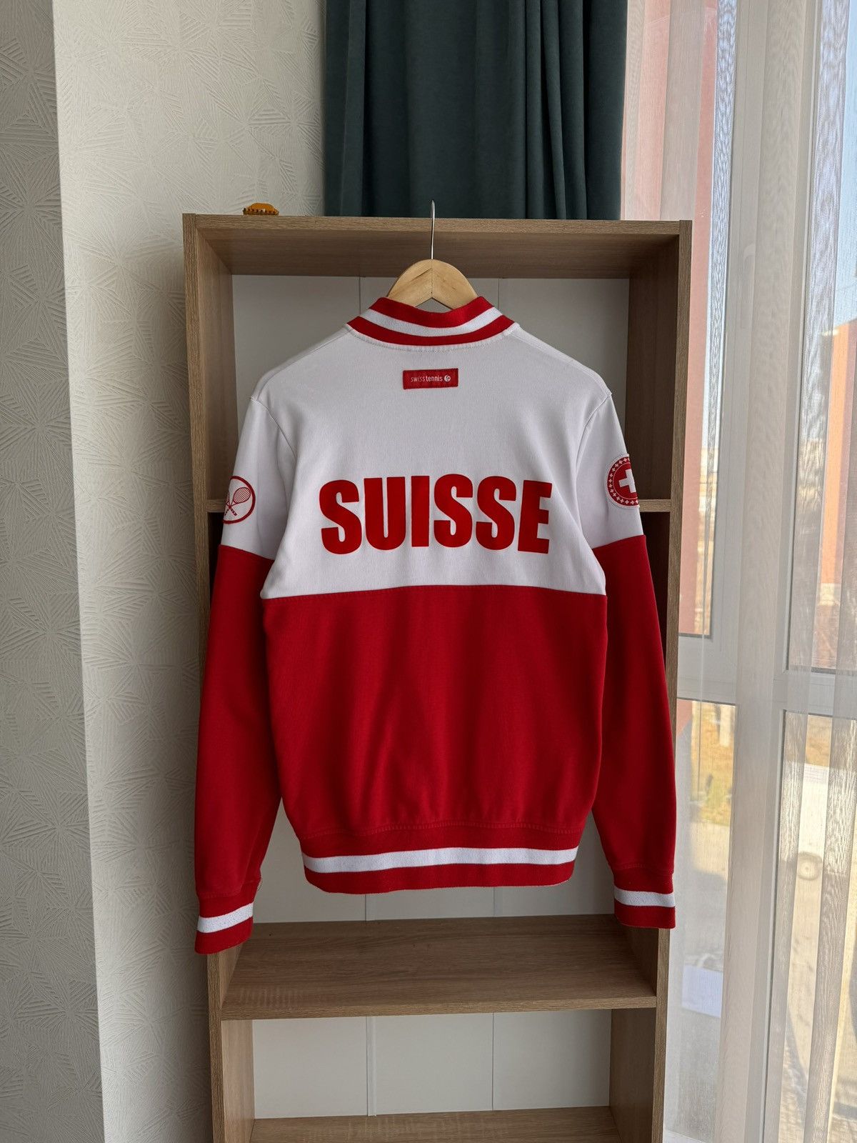 Vintage Vintage Suisse Tennis Roger Federer RF National Zip Hoodie Size US S / EU 44-46 / 1 - 8 Thumbnail