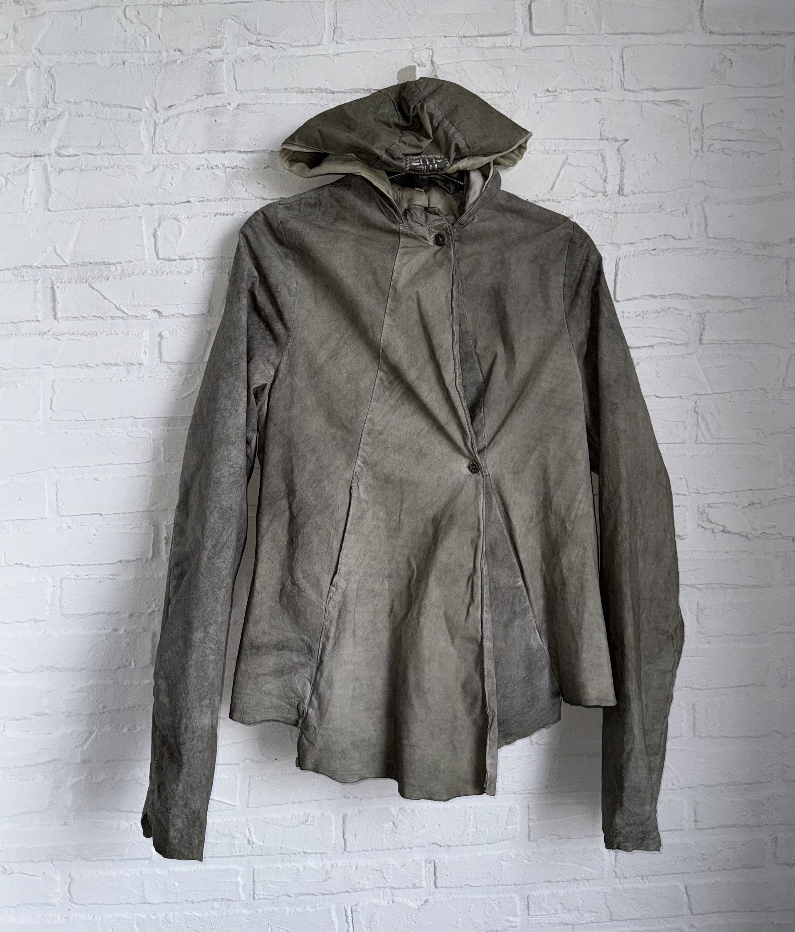 Other Archive Freddy The Club Artisanal Leather Hooded Jacket Size M / US 6-8 / IT 42-44 - 1 Thumbnail