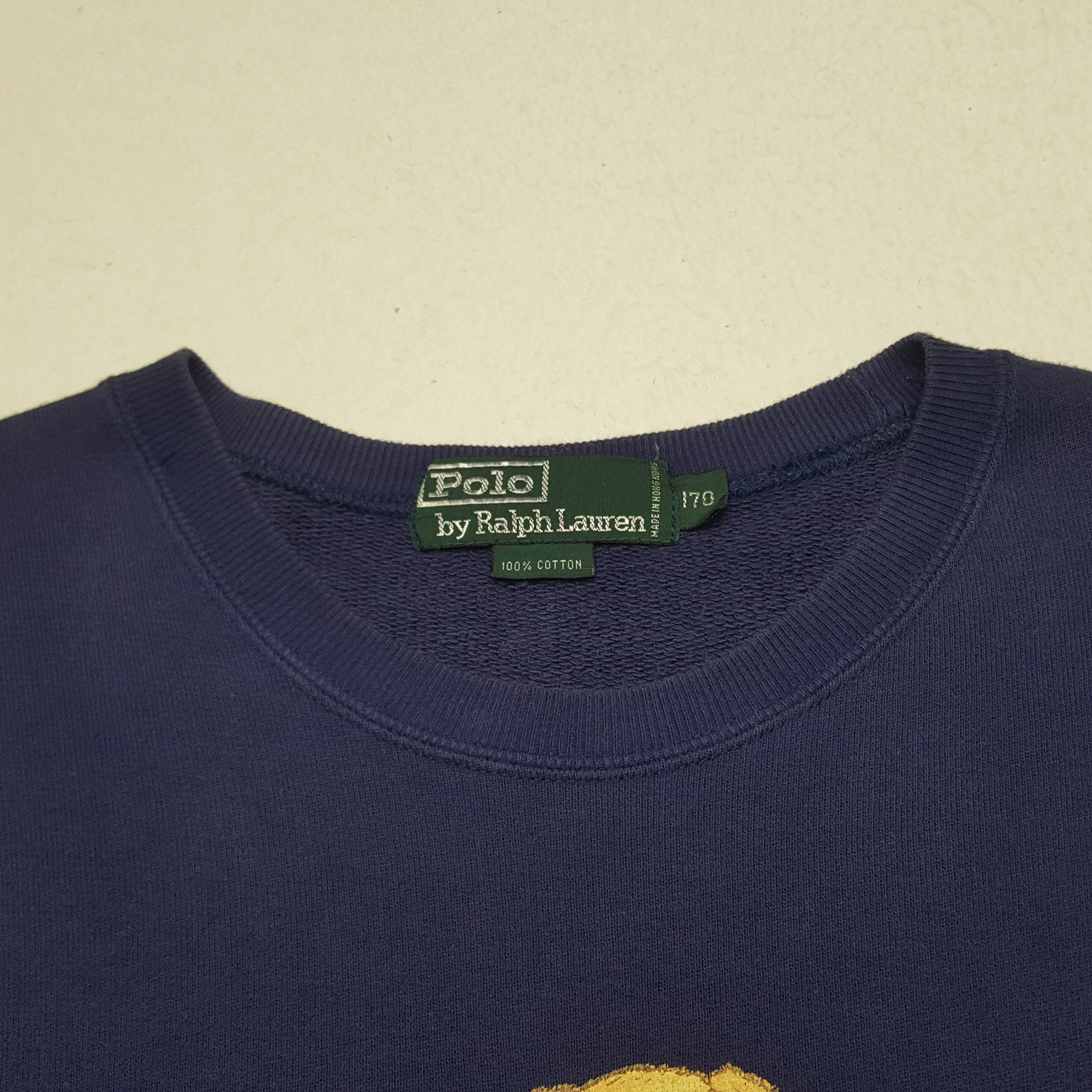 Polo Ralph Lauren × Vintage Vintage Polo Bear by Ralph Lauren American Brand Sweatshirt Size US M / EU 48-50 / 2 - 4 Thumbnail
