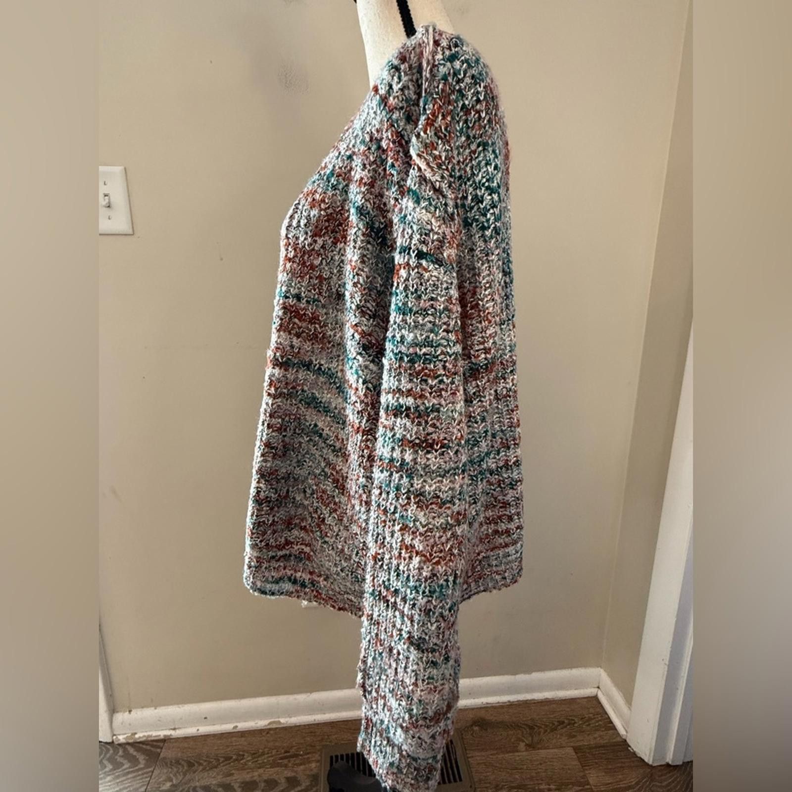 Other Adyson Parker multicolored soft crochet knit sweater size 3X Size 3XL / US 20-22 - 3 Thumbnail