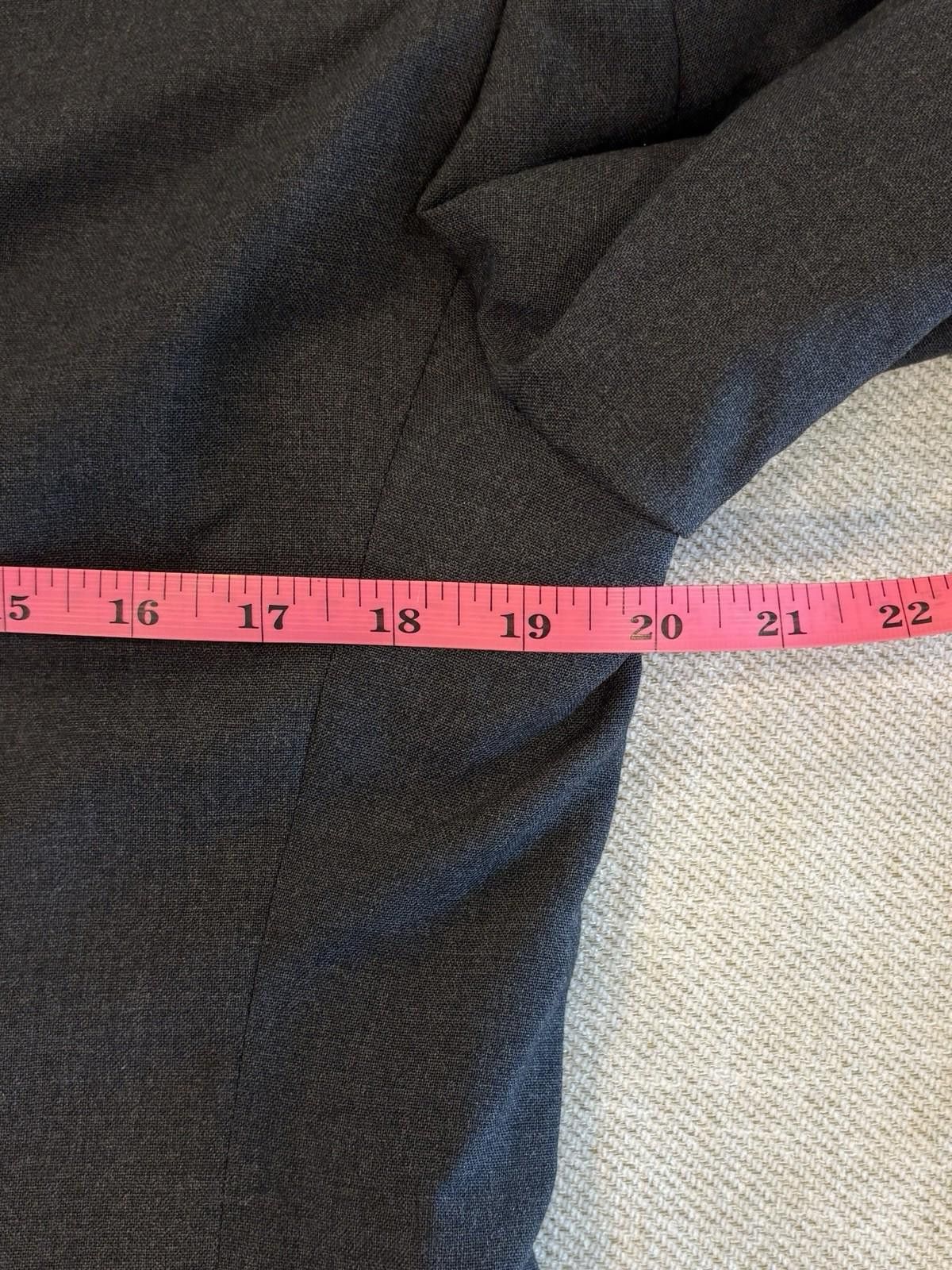 Pierre Cardin Vintage Pierre Cardin Charcoal Double Breast Jacket Wool 40R Size 40R - 4 Thumbnail