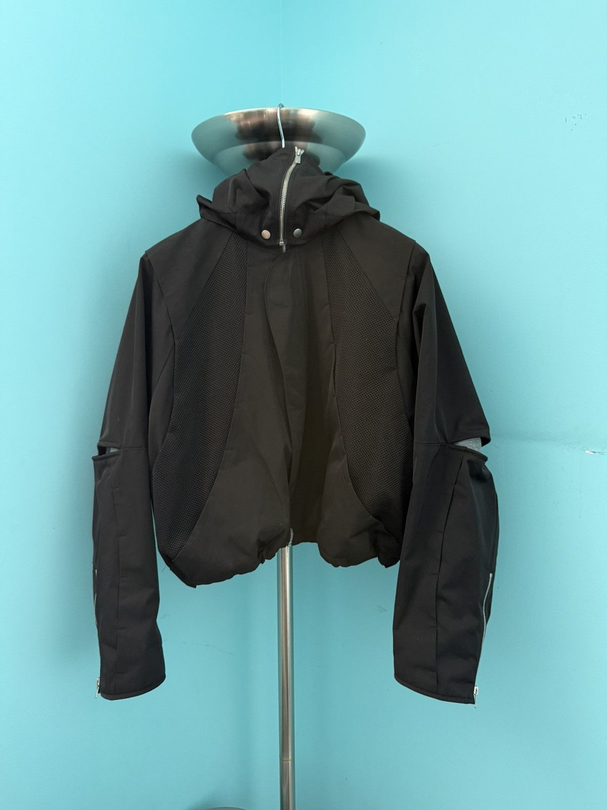FFFPOSTALSERVICE Black Parachute Jacket V2 FW24