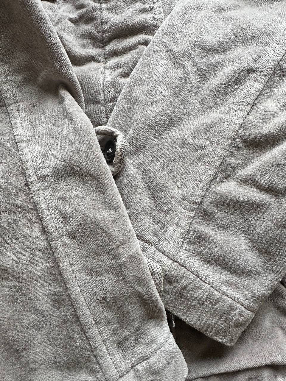 Massimo Alba Massimo Alba Gray Velvet Hooded Pockets Jacket Size S / US 4 / IT 40 - 14 Thumbnail