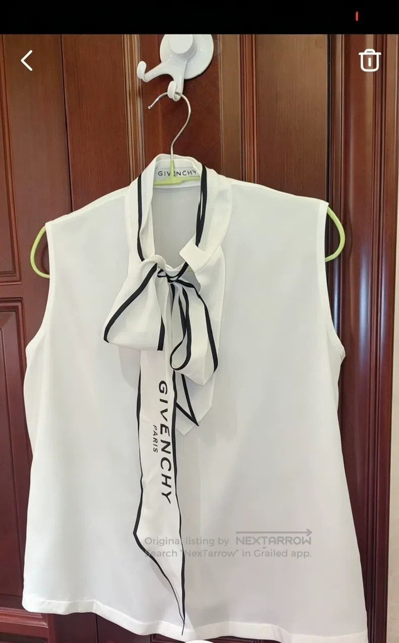 Givenchy Givenchy Silk Women's Sleeveless Top Size XXS / US 00 / IT 34 - 2 Thumbnail