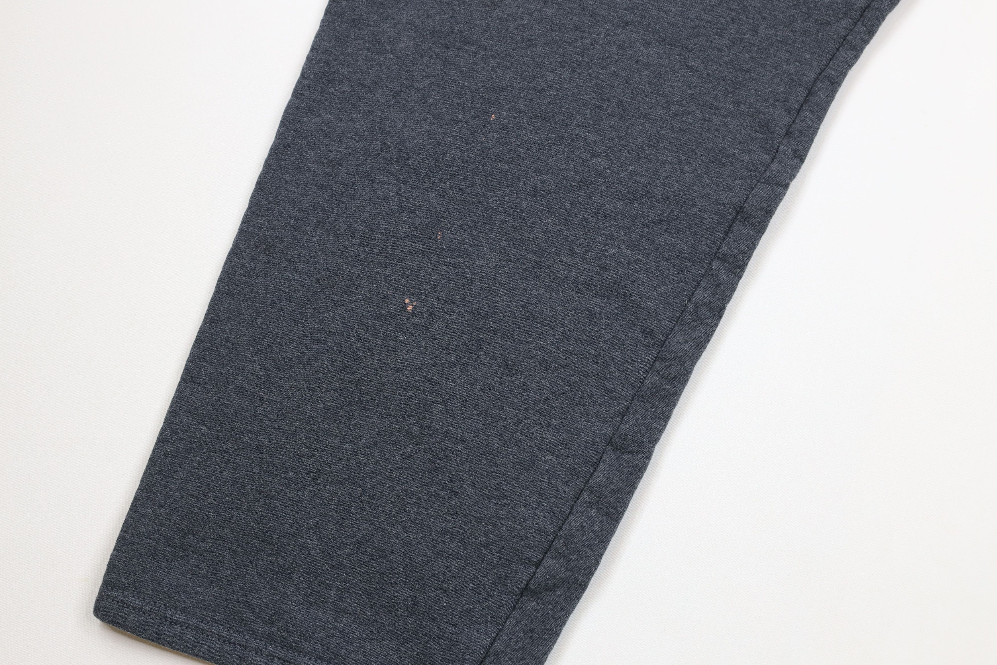 Russell Athletic × Vintage Vintage Russell Athletic Distressed Wide Leg Sweatpants Gray Size US 40 / EU 56 - 5 Thumbnail