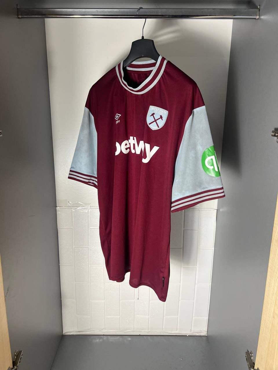 Umbro VINTAGE UMBRO FC WEST HAM UNITED ENGLAND SOCCER JERSEY RETRO Size US XXL / EU 58 / 5 - 3 Thumbnail