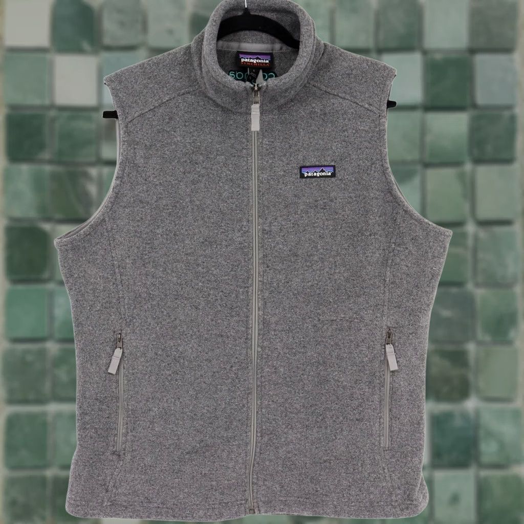 Patagonia Patagonia Vest Womens Classic Synchilla Fleece Nickel Logo Gray L Sleeveless Zip Full Zip Embroidered Casual Size L / US 10 / IT 46 - 1 Thumbnail