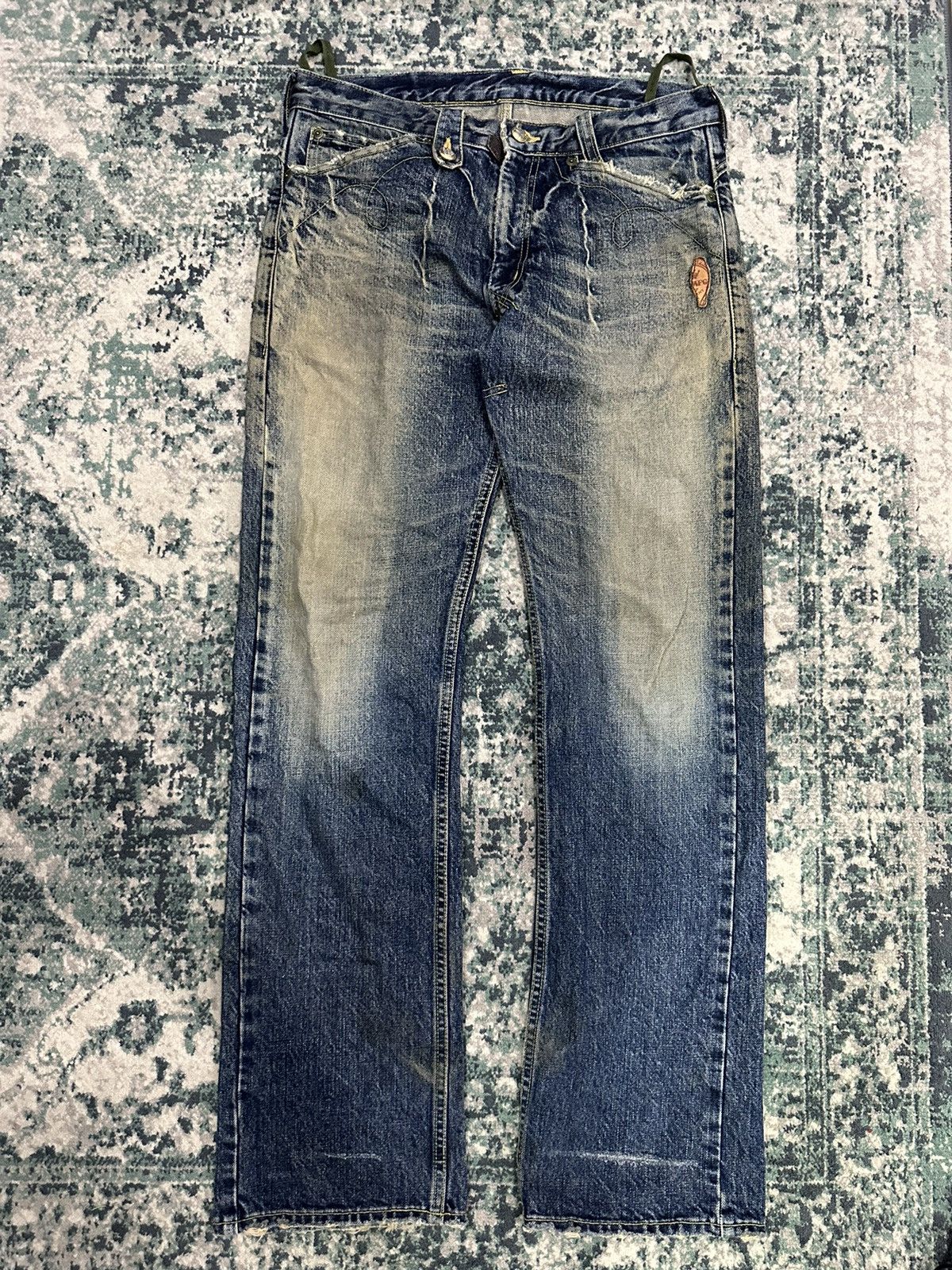 Marithe + Francois Girbaud Marithe+ Francois Girbaud X Full Metal Jacket Denim Pants Size US 30 / EU 46 - 2 Thumbnail