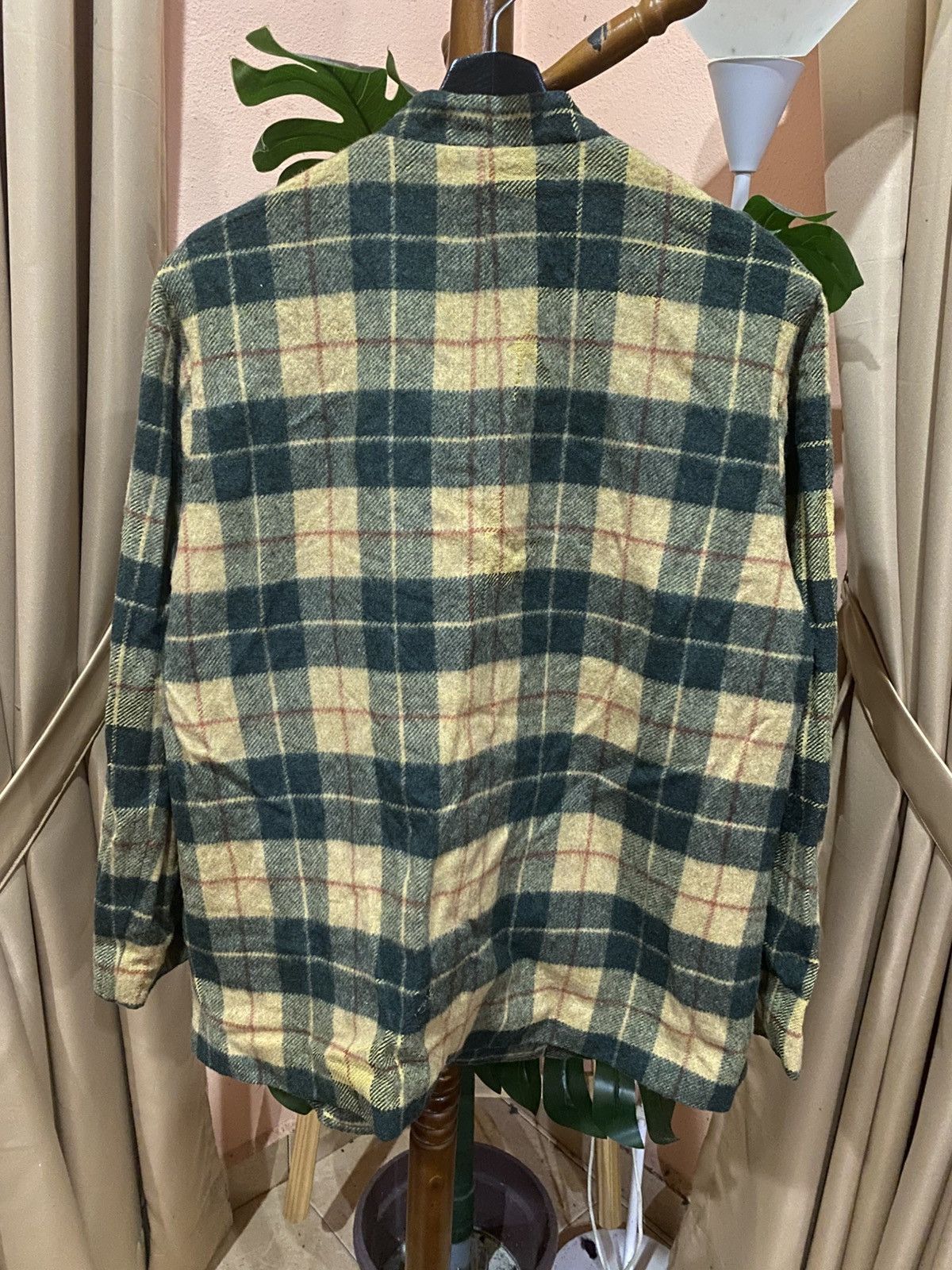 Hai Sporting Gear Vintage HAI by Issey Miyake Plaid Wool-Blend Jacket Size US M / EU 48-50 / 2 - 9 Thumbnail