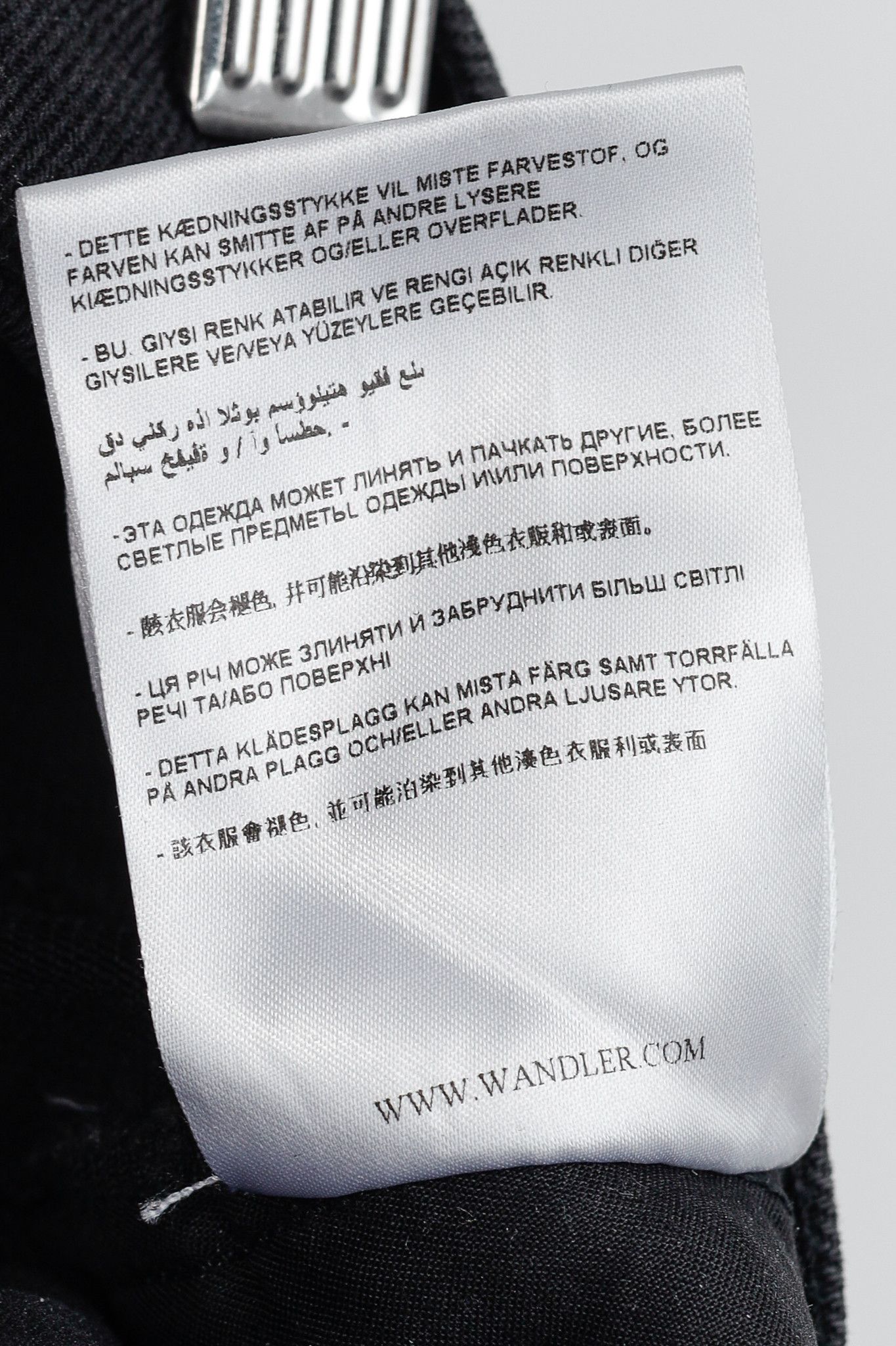 Wandler Wandler Carnation Black Straight-Leg Jeans Size 28" / US 6 / IT 42 - 12 Thumbnail