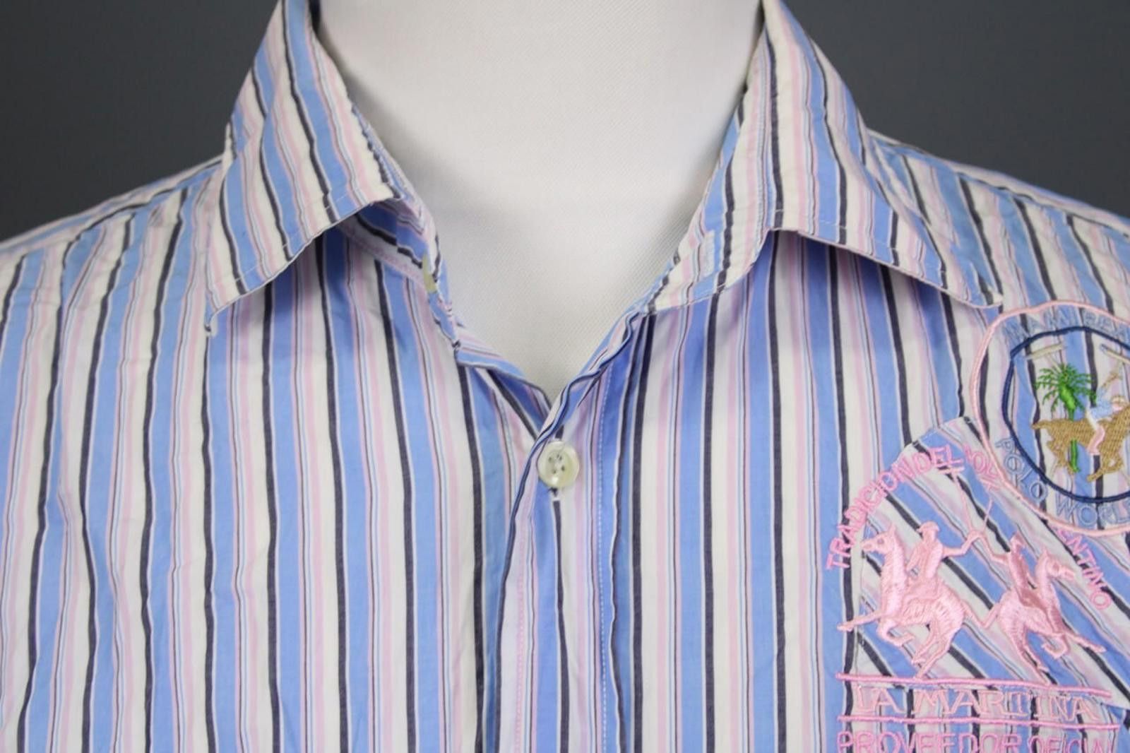 La Martina La Martina Buenos Aires Miulticolor Button Shirt Size XXL Size US XXL / EU 58 / 5 - 4 Thumbnail