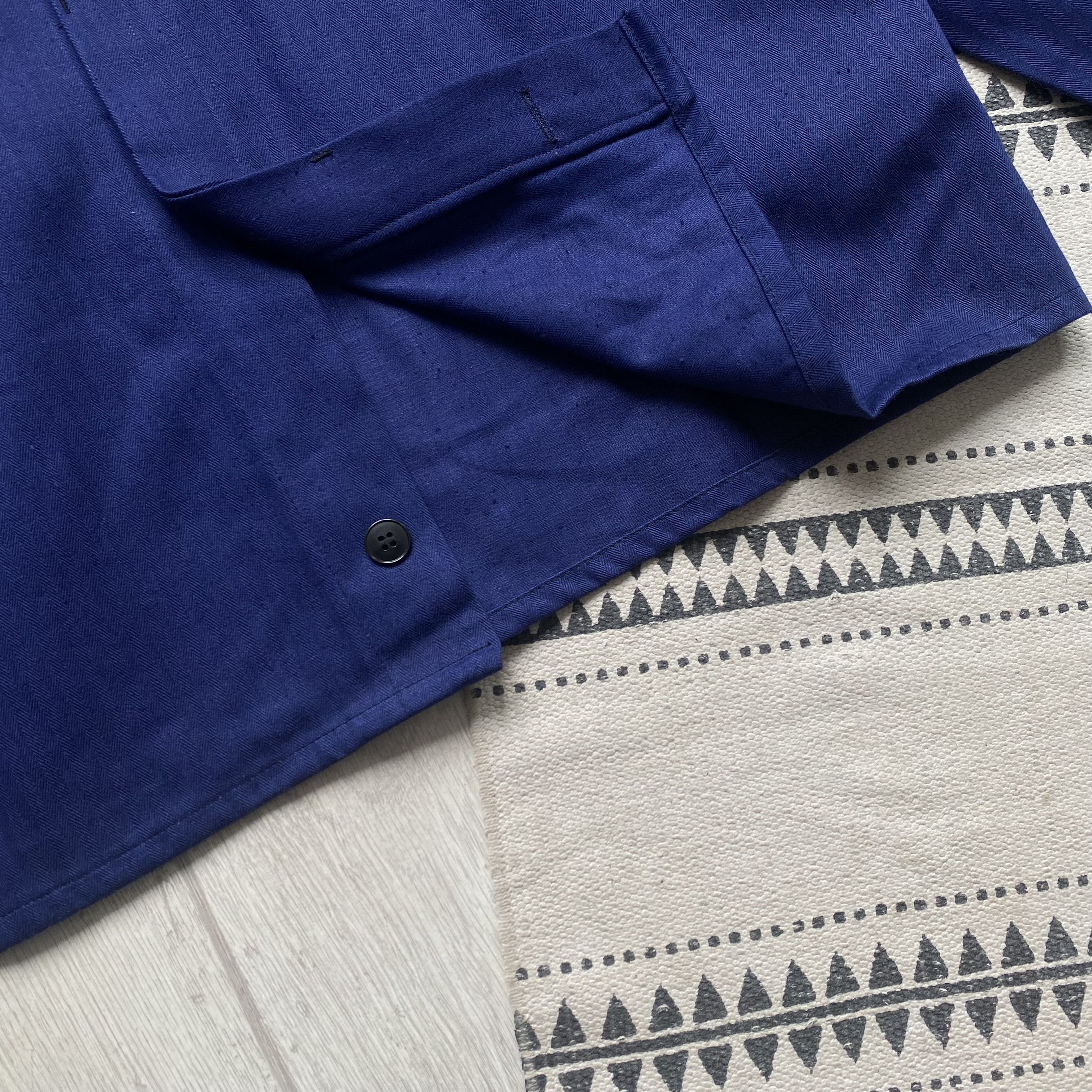 Le Laboureur Vintage 70-80s Snfor French Chore jacket Work overshirt Size US M / EU 48-50 / 2 - 9 Thumbnail