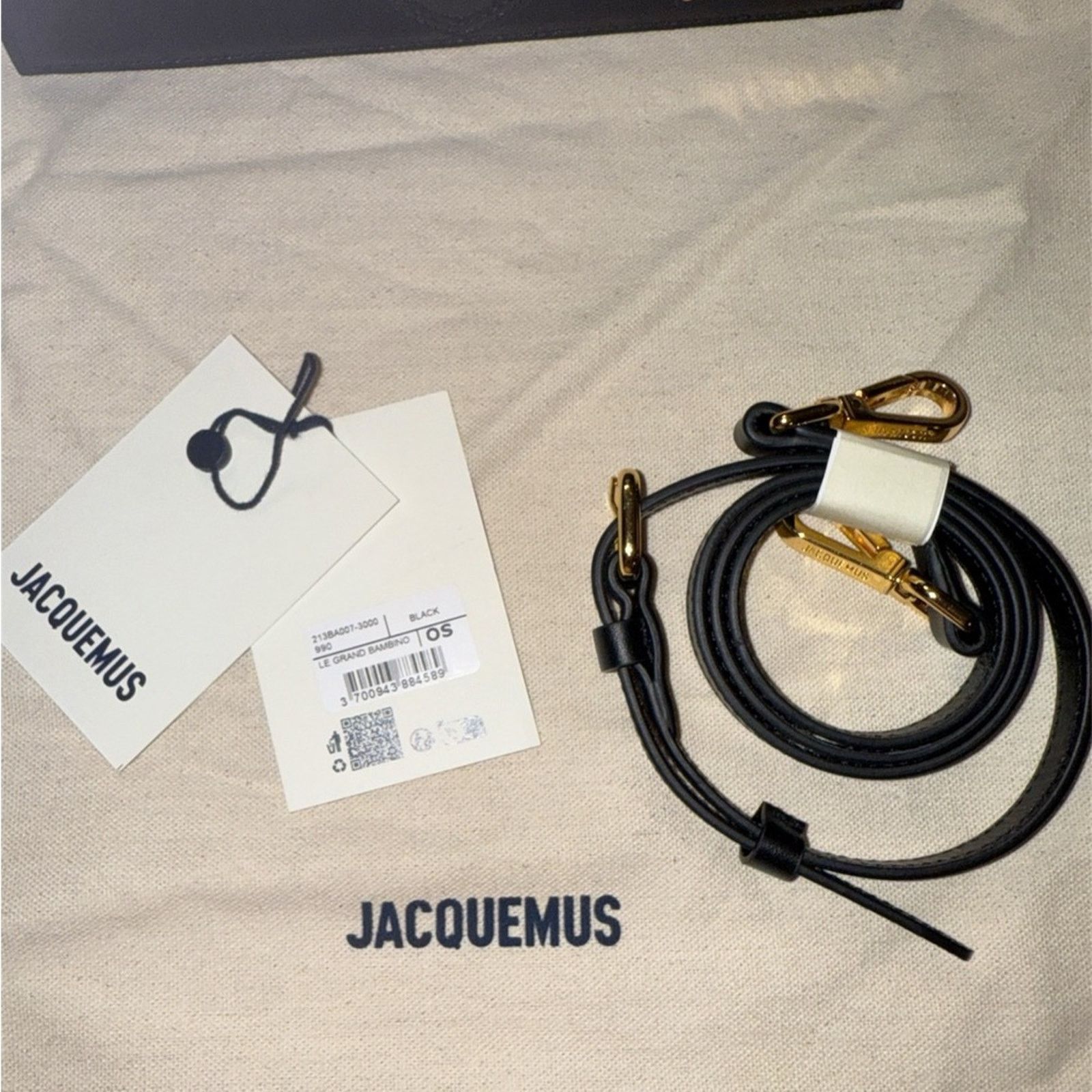 Jacquemus New Jacquemus Le Grand Bambino Bag – Black Size ONE SIZE - 3 Thumbnail