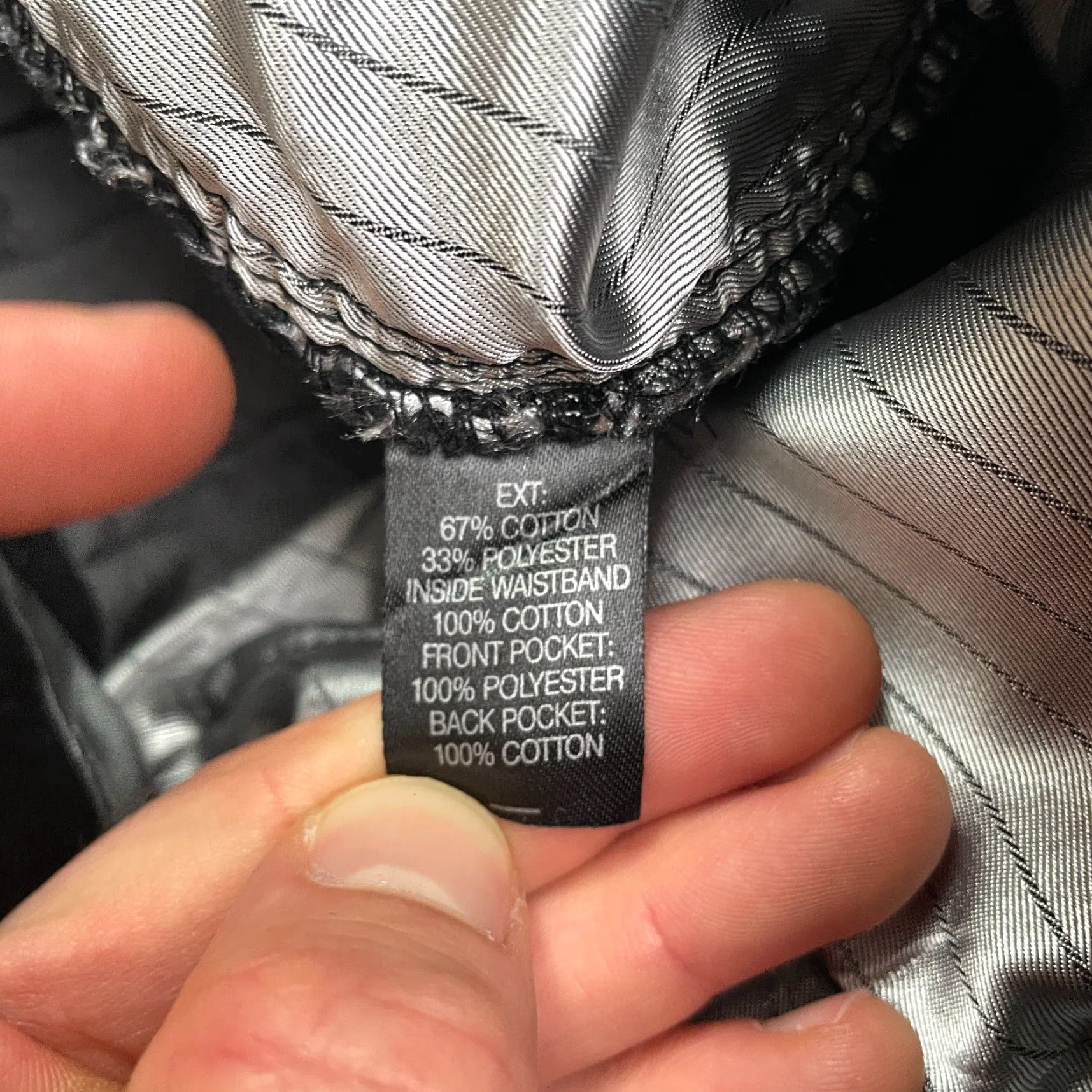 Vintage VINTAGE Betabrand Men's Dress Pants 38x28 Gray Knit Straight Classic City Business Size US 38 / EU 54 - 7 Thumbnail