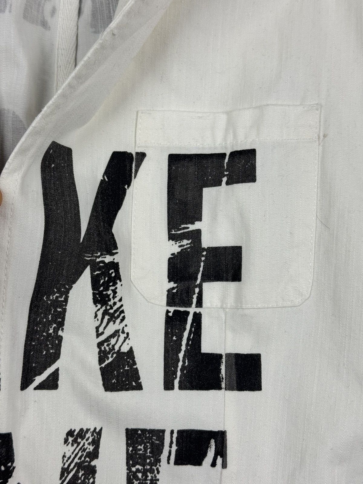 Iceberg Iceberg “Choose Iceberg Make Love” White Blazer Jacket Size US M / EU 48-50 / 2 - 8 Thumbnail
