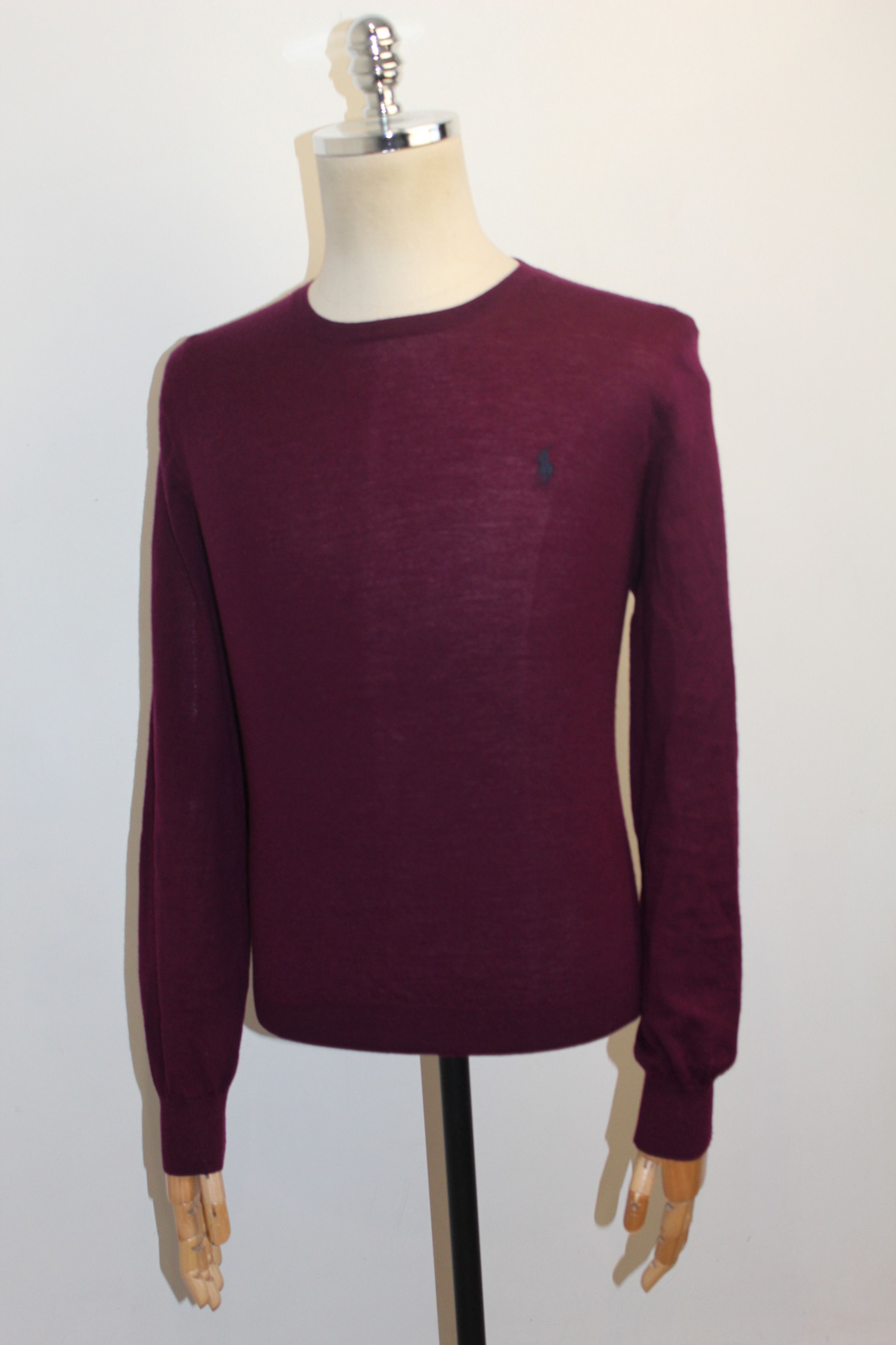 Polo Ralph Lauren Men's RALPH LAUREN Crew Neck Wool Jumper Size US M / EU 48-50 / 2 - 6 Thumbnail