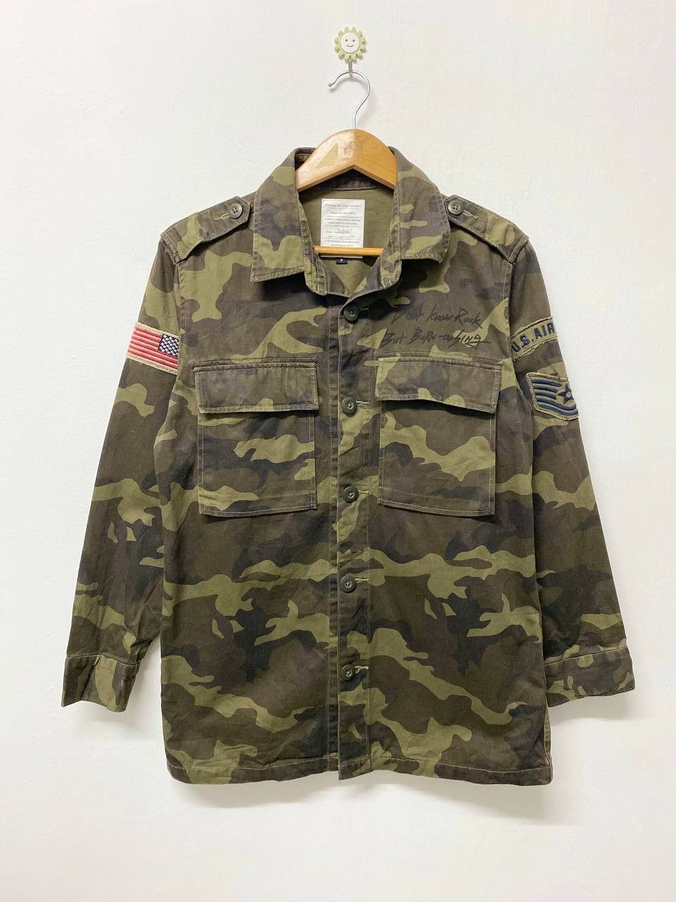 image of Avant Garde x Avirex Us Army Camo Jacket Nice Design, Women's (Size Medium)