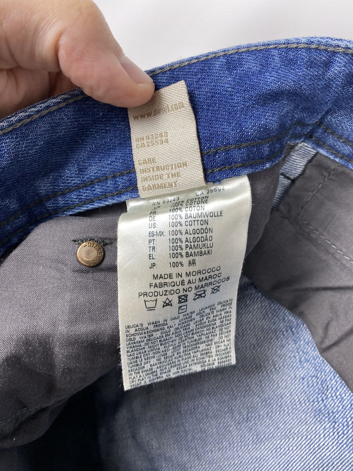 Diesel Diesel Safado 3D Denim Jeans size W31 L32 Size US 31 - 15 Thumbnail