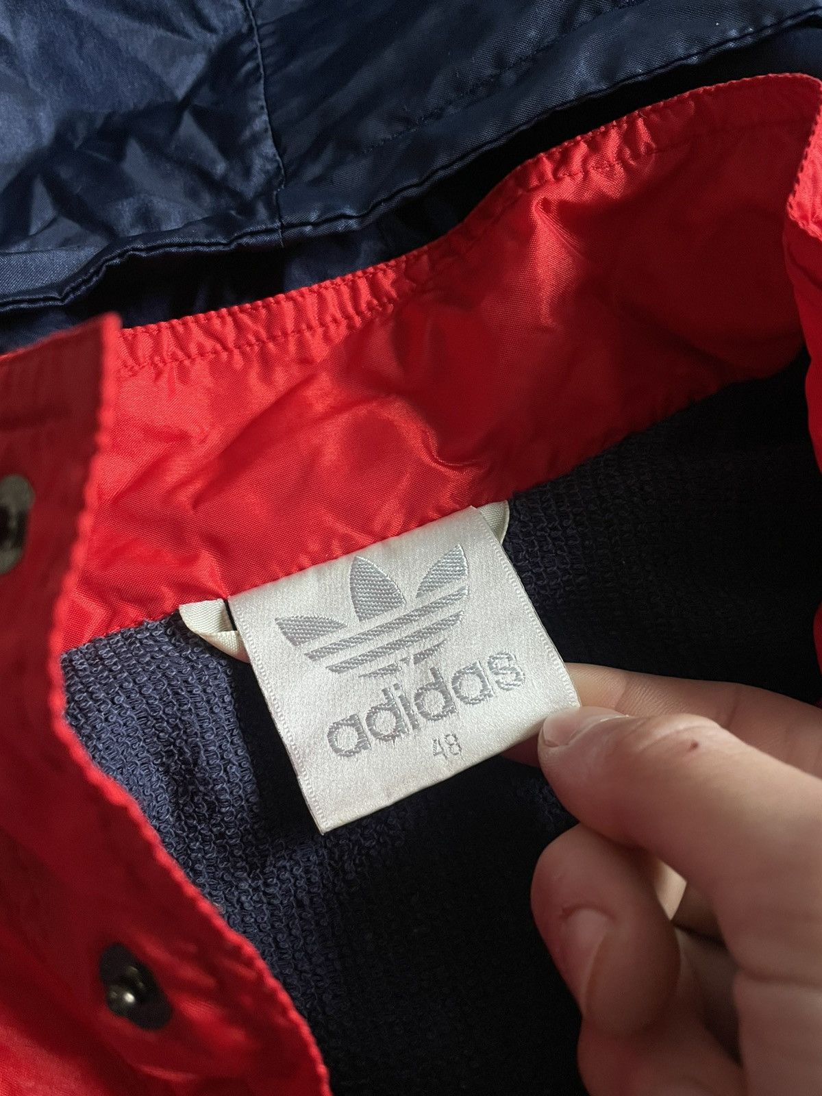 Vintage Vintage 90’s Adidas Nylon Track Retro Jacket Size US M / EU 48-50 / 2 - 9 Thumbnail