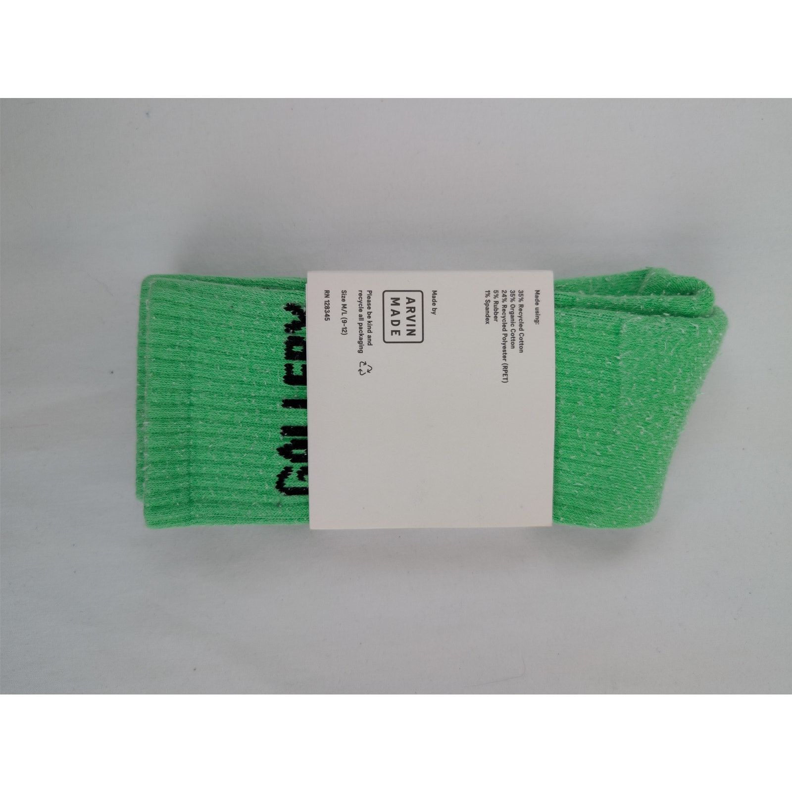 Gallery Dept. o1rshd1 Q:4 / Size: OS / Gallery Dept. Logo Socks Fluo Green Size ONE SIZE - 12 Thumbnail