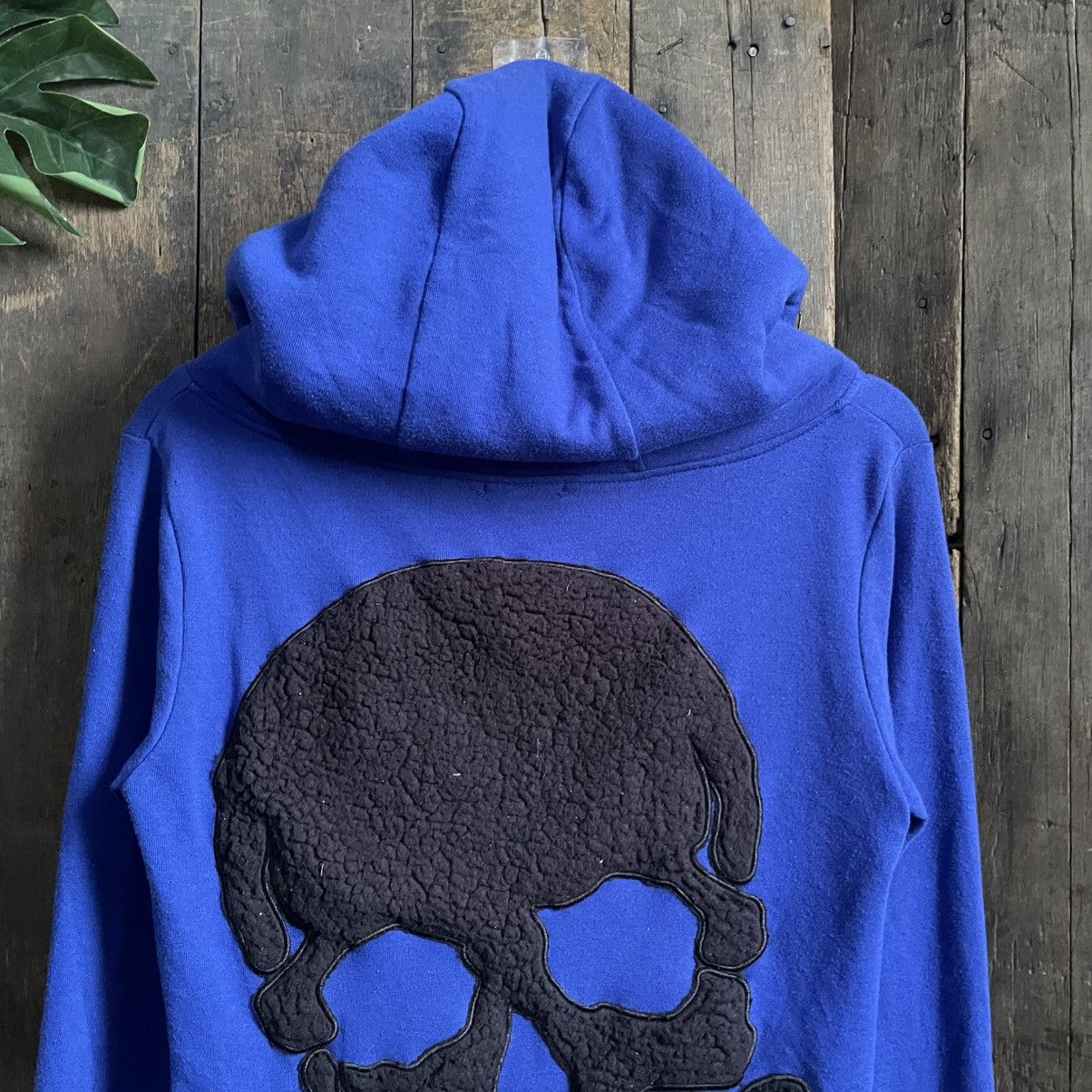 Beauty Beast Vintage Cornflake Skulls Punk y2k Hoodie Size US L / EU 52-54 / 3 - 3 Thumbnail