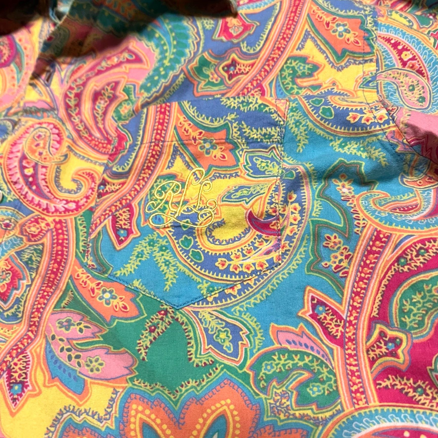 Ralph Lauren Lauren Ralph Lauren Button Up Cotton Nightgown Sleep Shirt Paisley Women Small Size S / US 4 / IT 40 - 2 Thumbnail